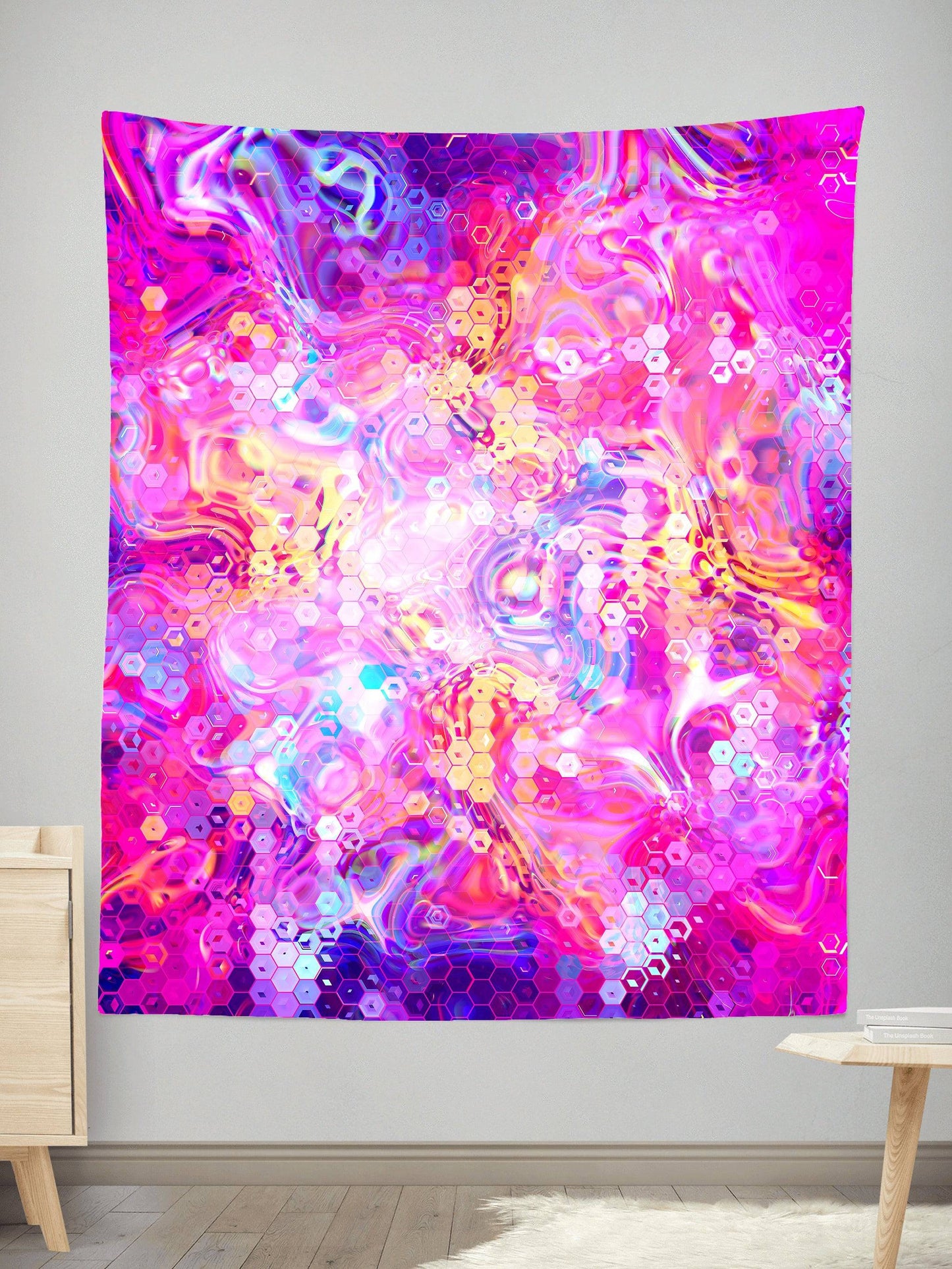 Purple Mirage Tapestry, Art Design Works, | iEDM