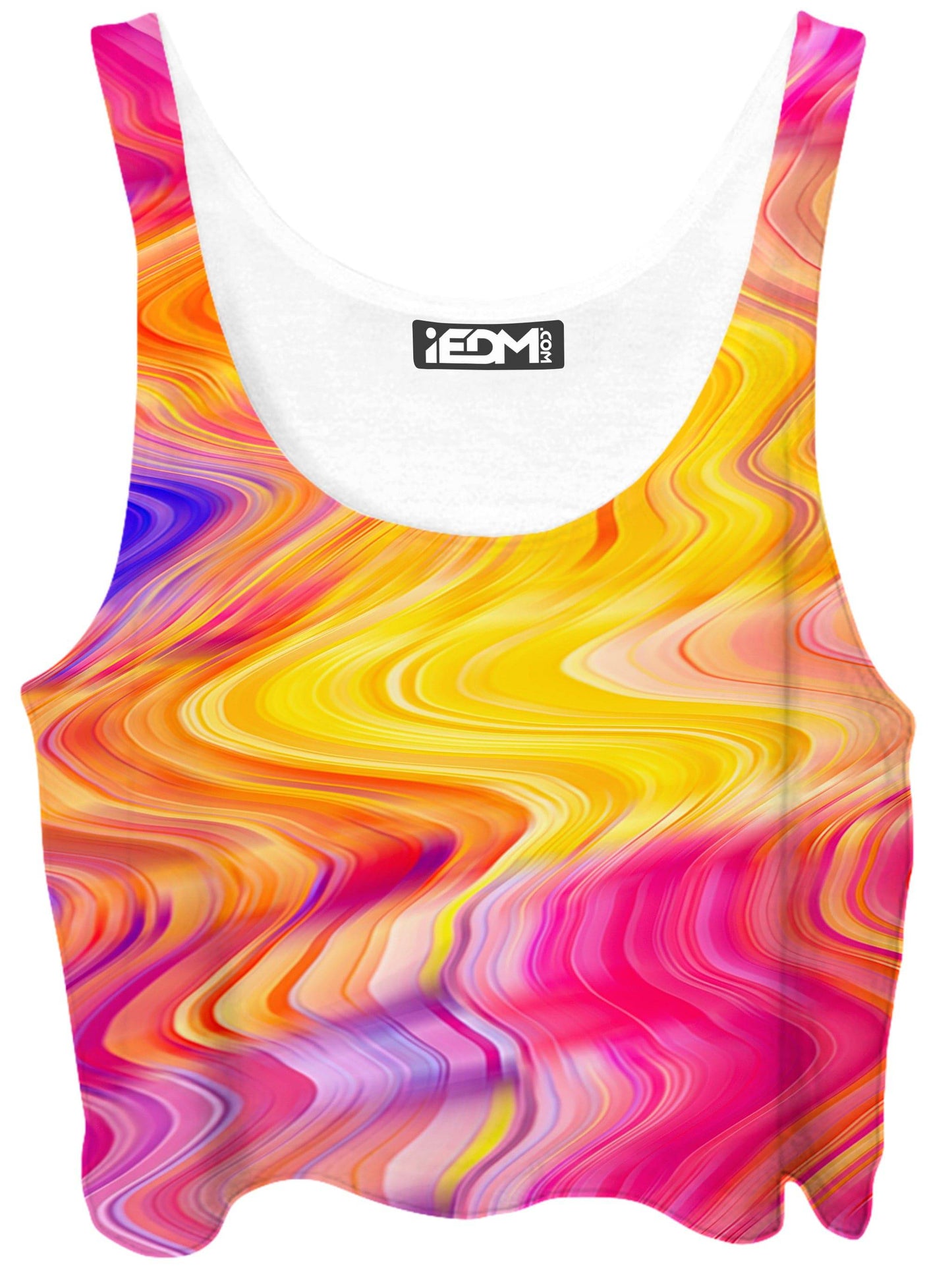 Psychedelic Aftershock Crop Top, Art Design Works, | iEDM