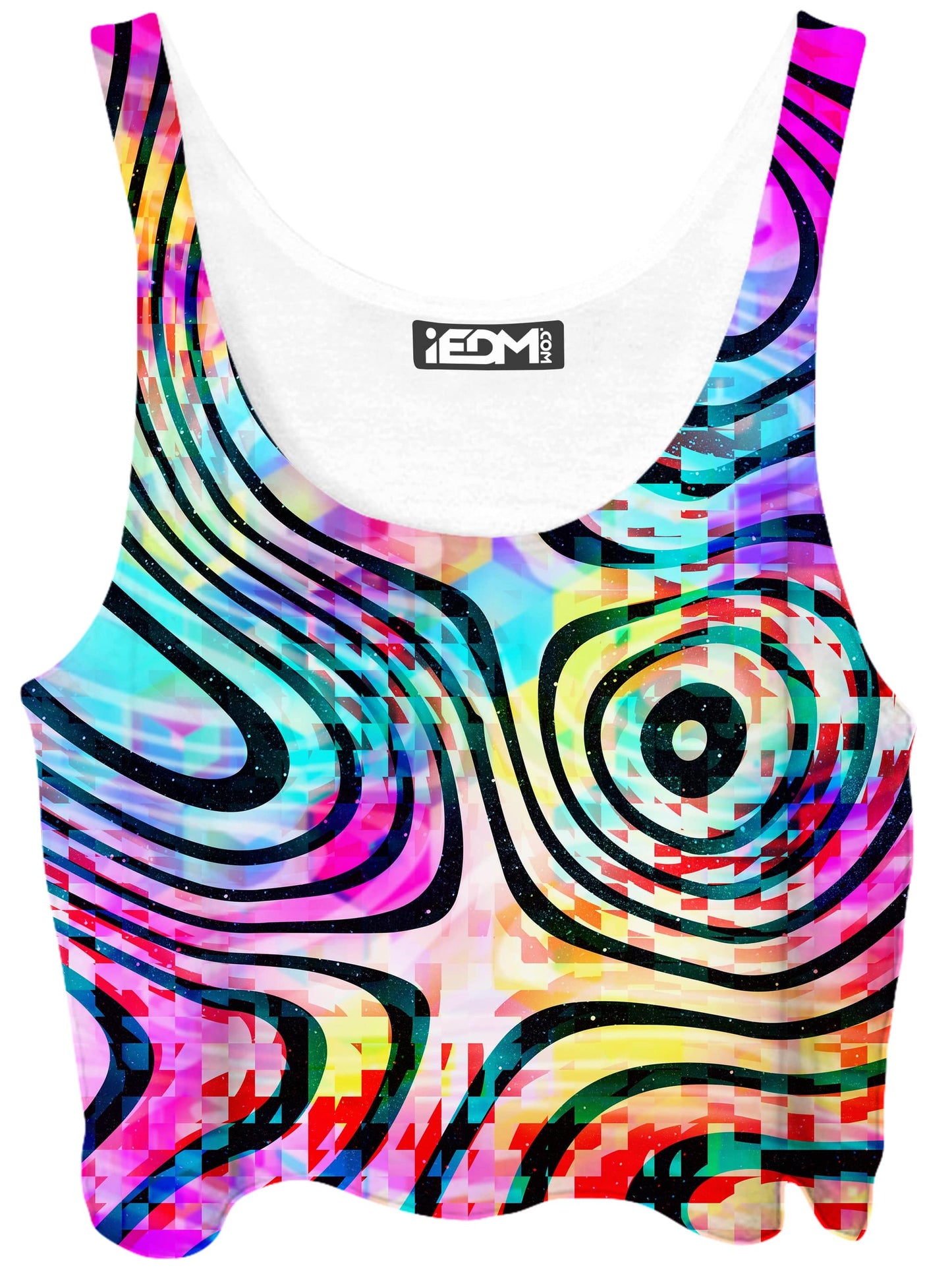 Psytrance Crop Top, Art Design Works, | iEDM