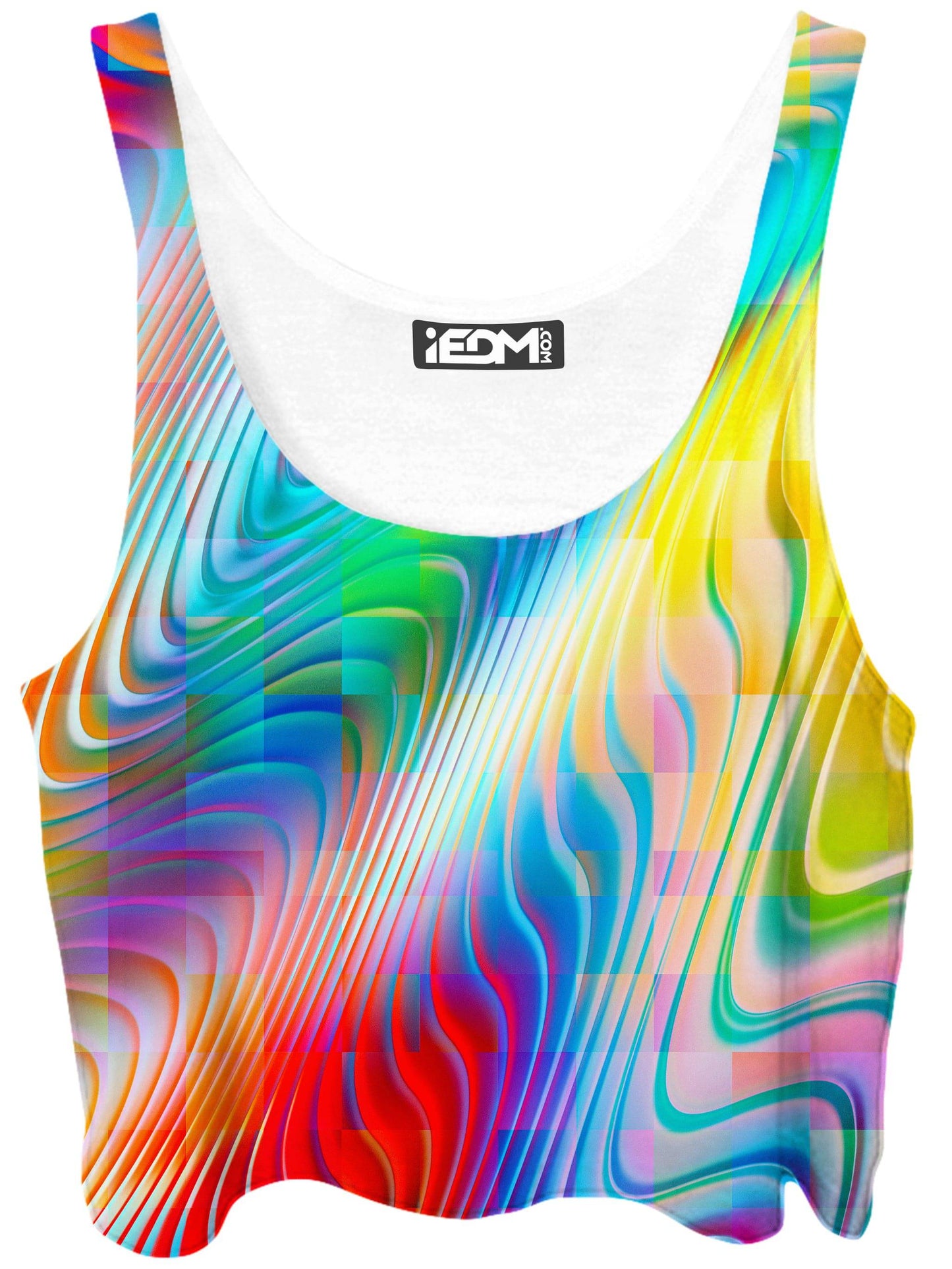 Rainbow Prism Crop Top, Art Design Works, | iEDM