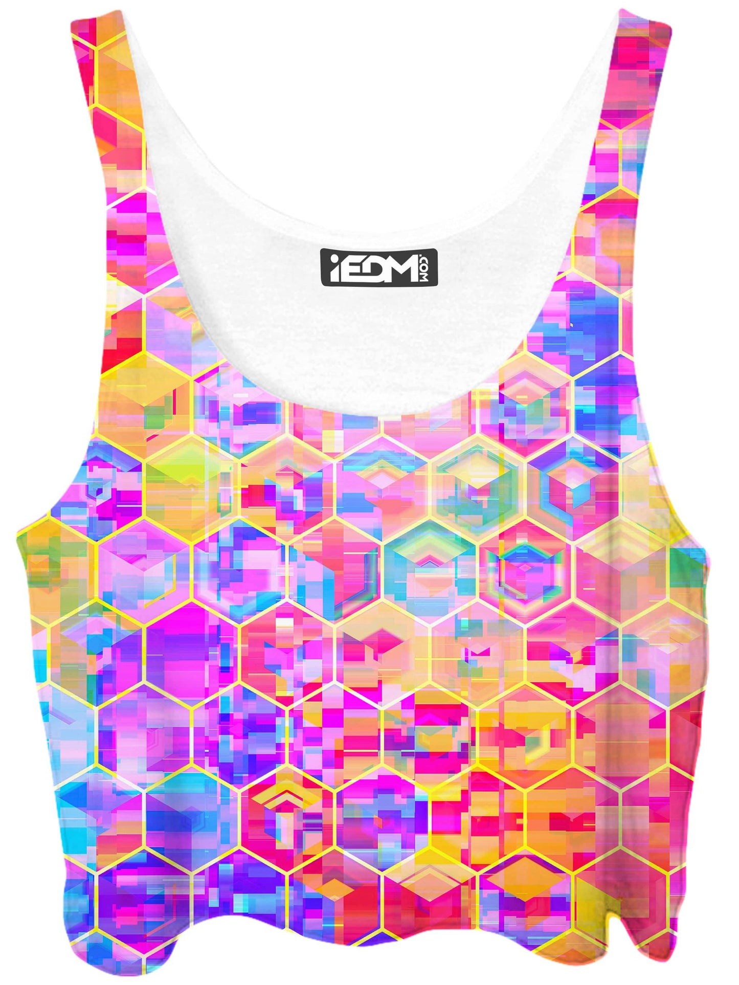 Spectral Cubes Crop Top, Art Design Works, | iEDM