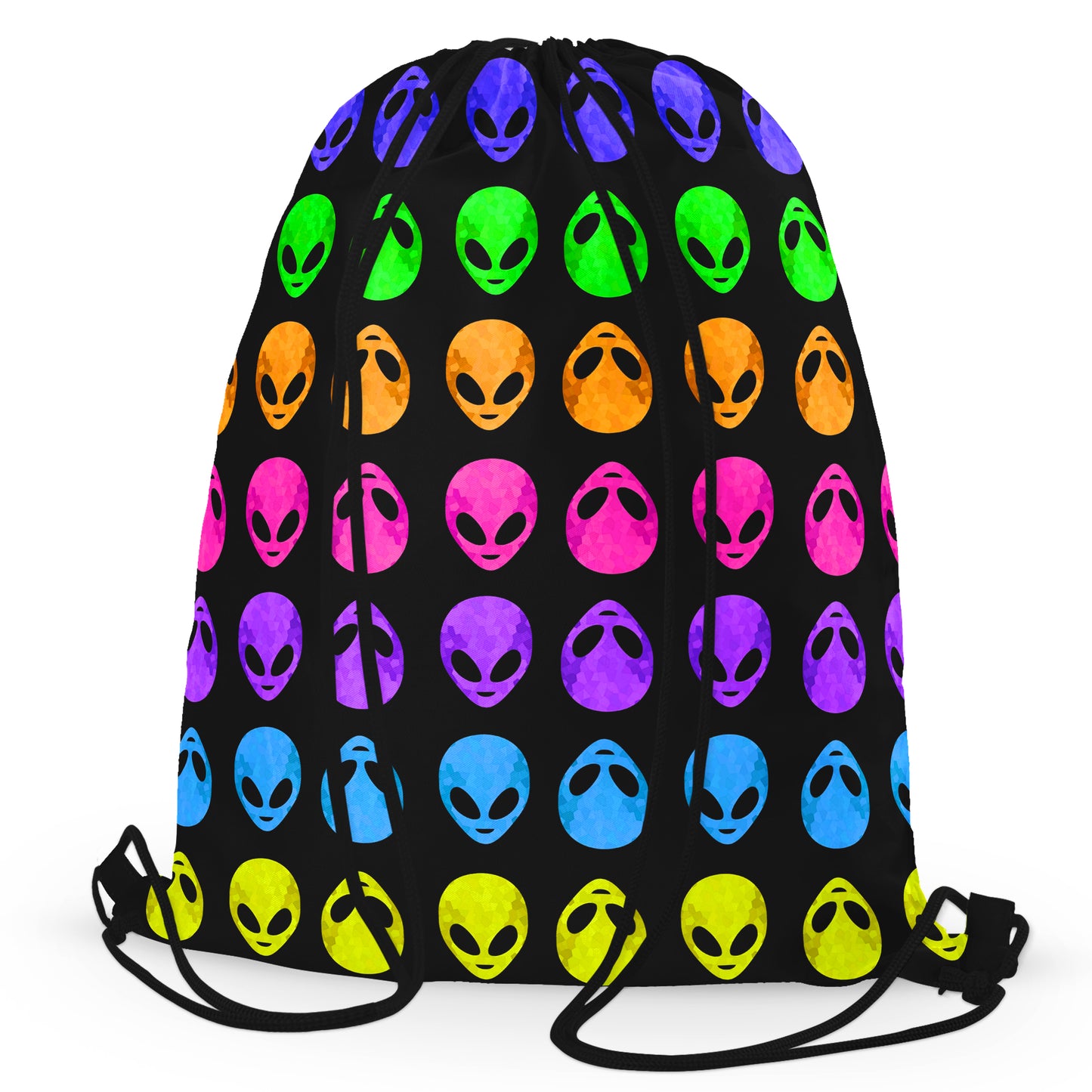Alien Pattern Drawstring Bag, Sartoris Art, | iEDM