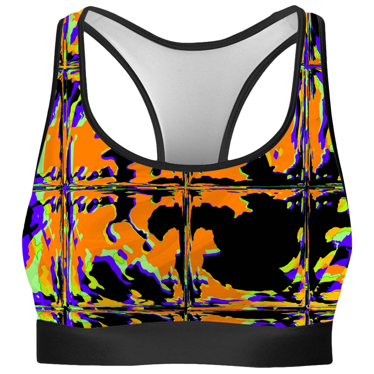 Orange Violet Rave Glitch Rave Bra, Big Tex Funkadelic, | iEDM