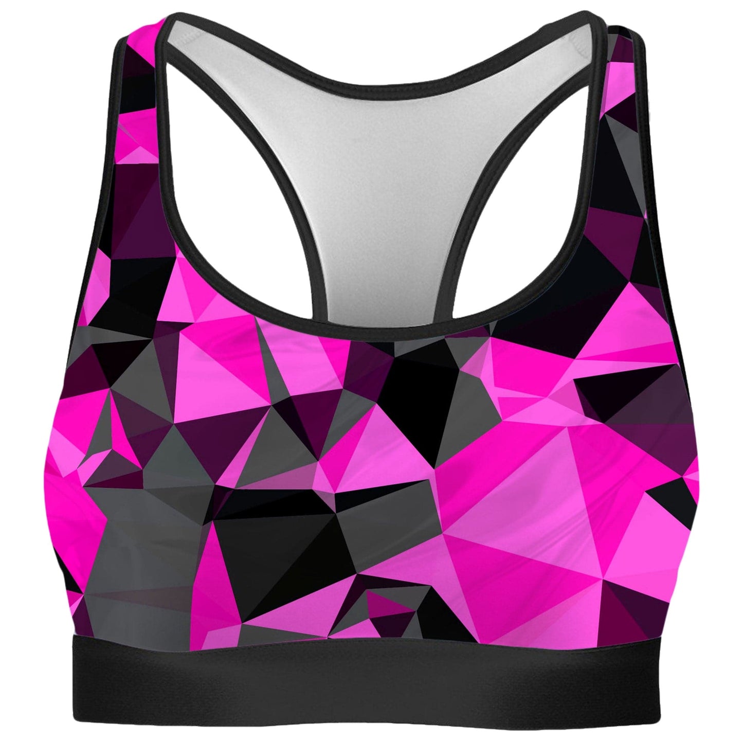 Pink and Black Geo Rave Bra, Big Tex Funkadelic, | iEDM