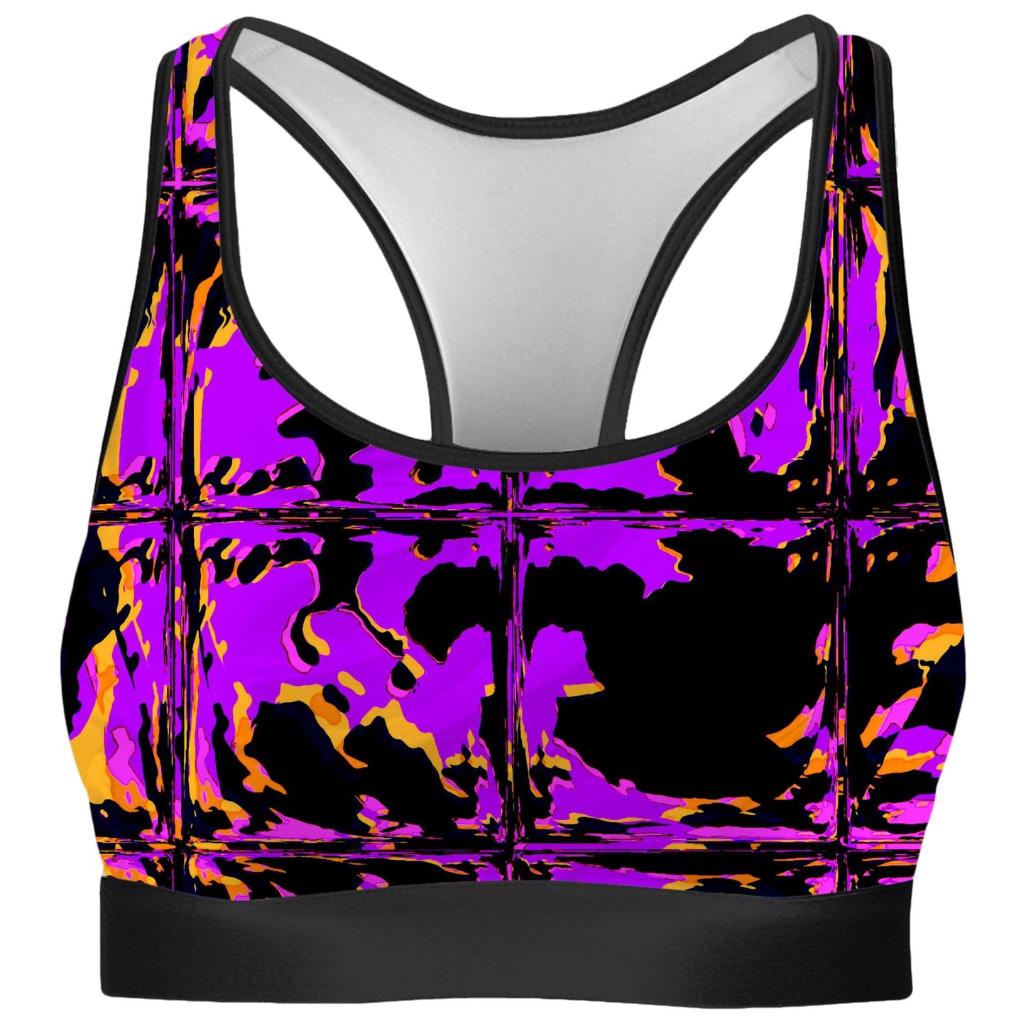 Purple Blackout Rave Glitch Rave Bra, Big Tex Funkadelic, | iEDM