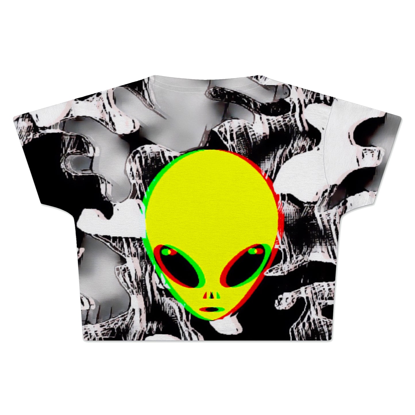 Trippy Alien Crop Tee, Big Tex Funkadelic, | iEDM
