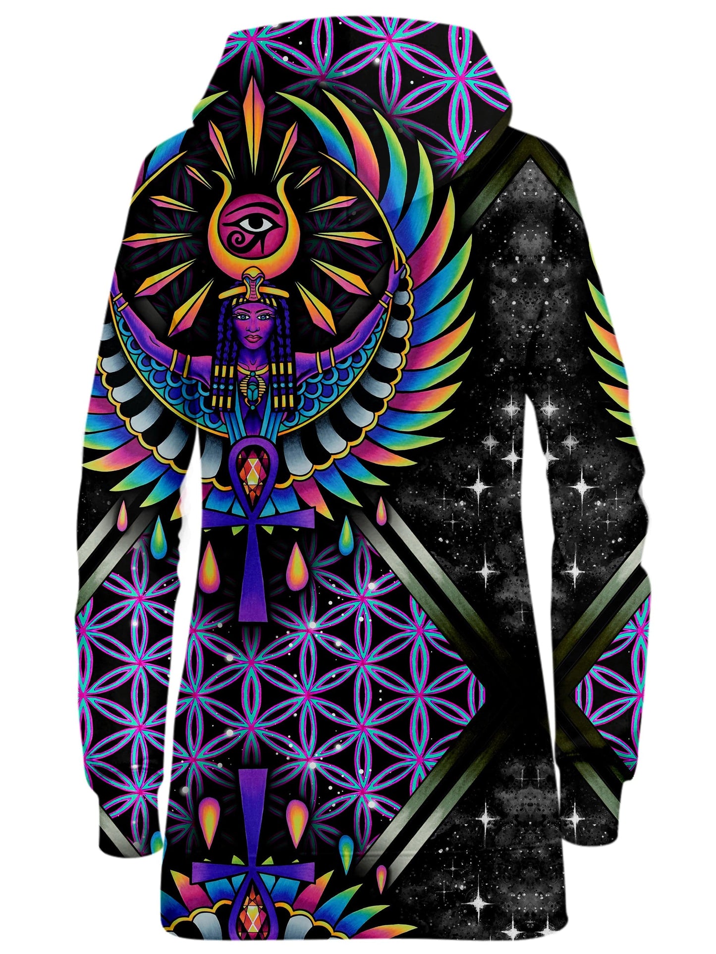 Isis Purple Hoodie Dress, BrizBazaar, | iEDM