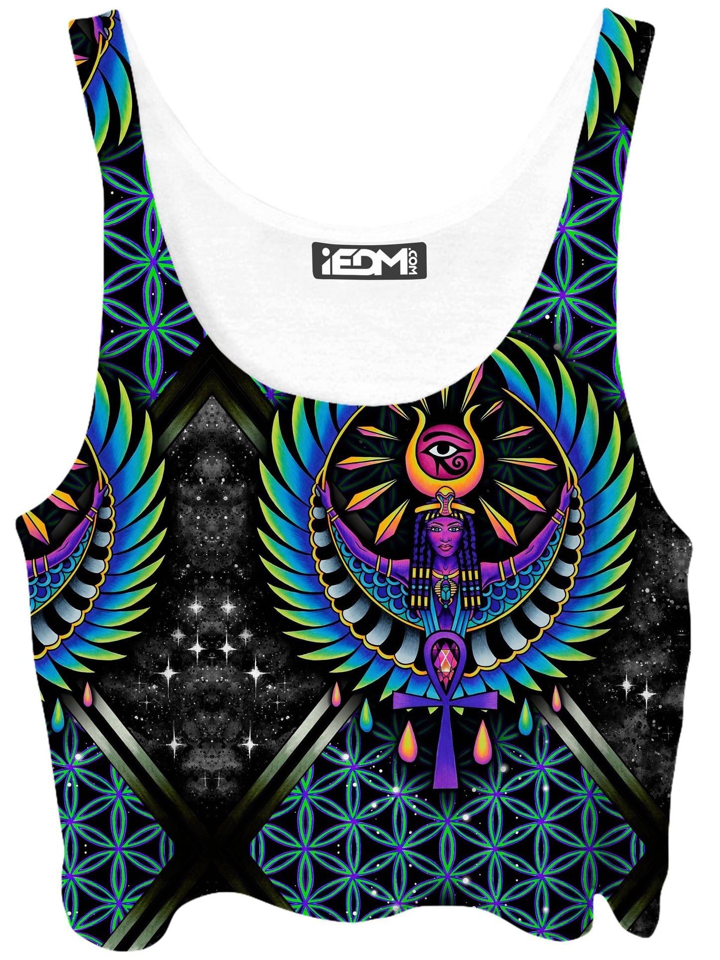 Isis Blue Crop Top, BrizBazaar, | iEDM