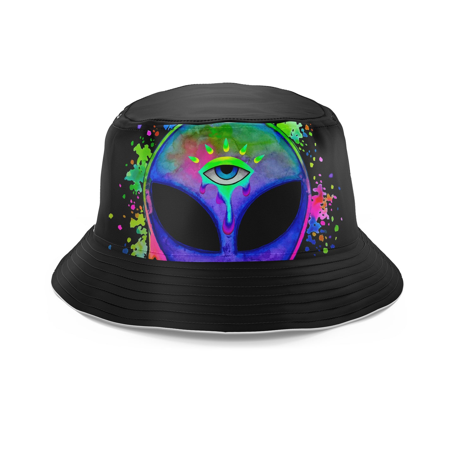 Splatter Alien Bucket Hat, BrizBazaar, | iEDM