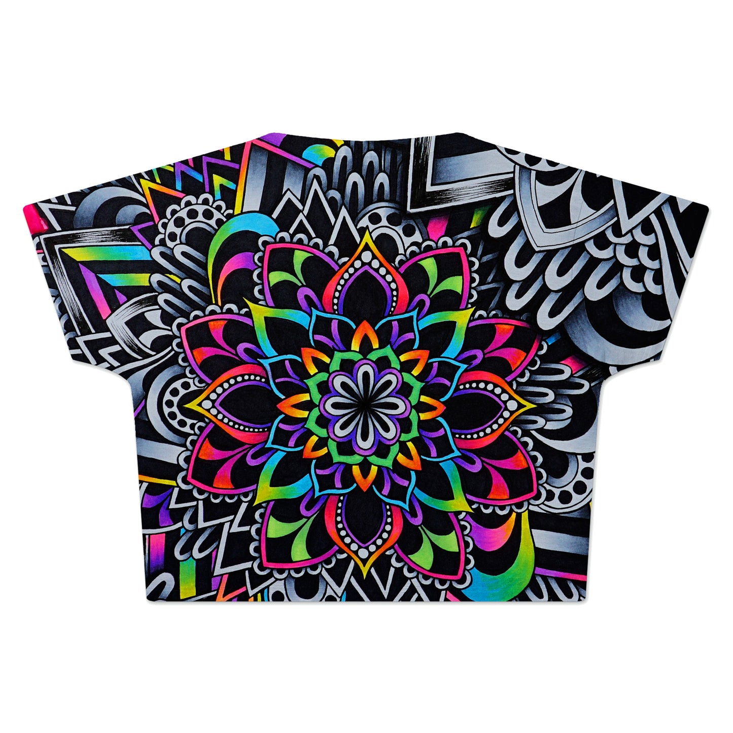 Mandala Vibez Crop Tee, BrizBazaar, | iEDM