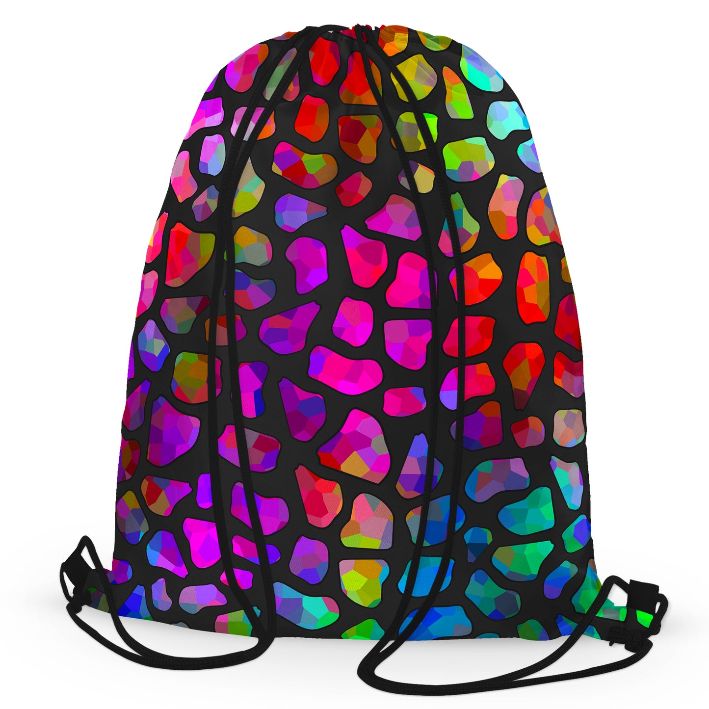Jewel Giraffe Spots Drawstring Bag, Sartoris Art, | iEDM