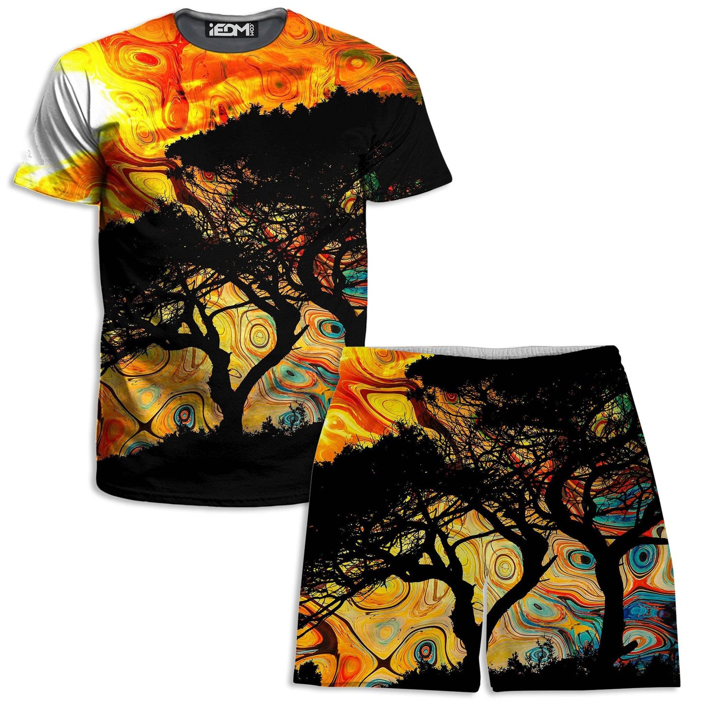 African Sun T-Shirt and Shorts Combo, Lucid Eye Studios, | iEDM