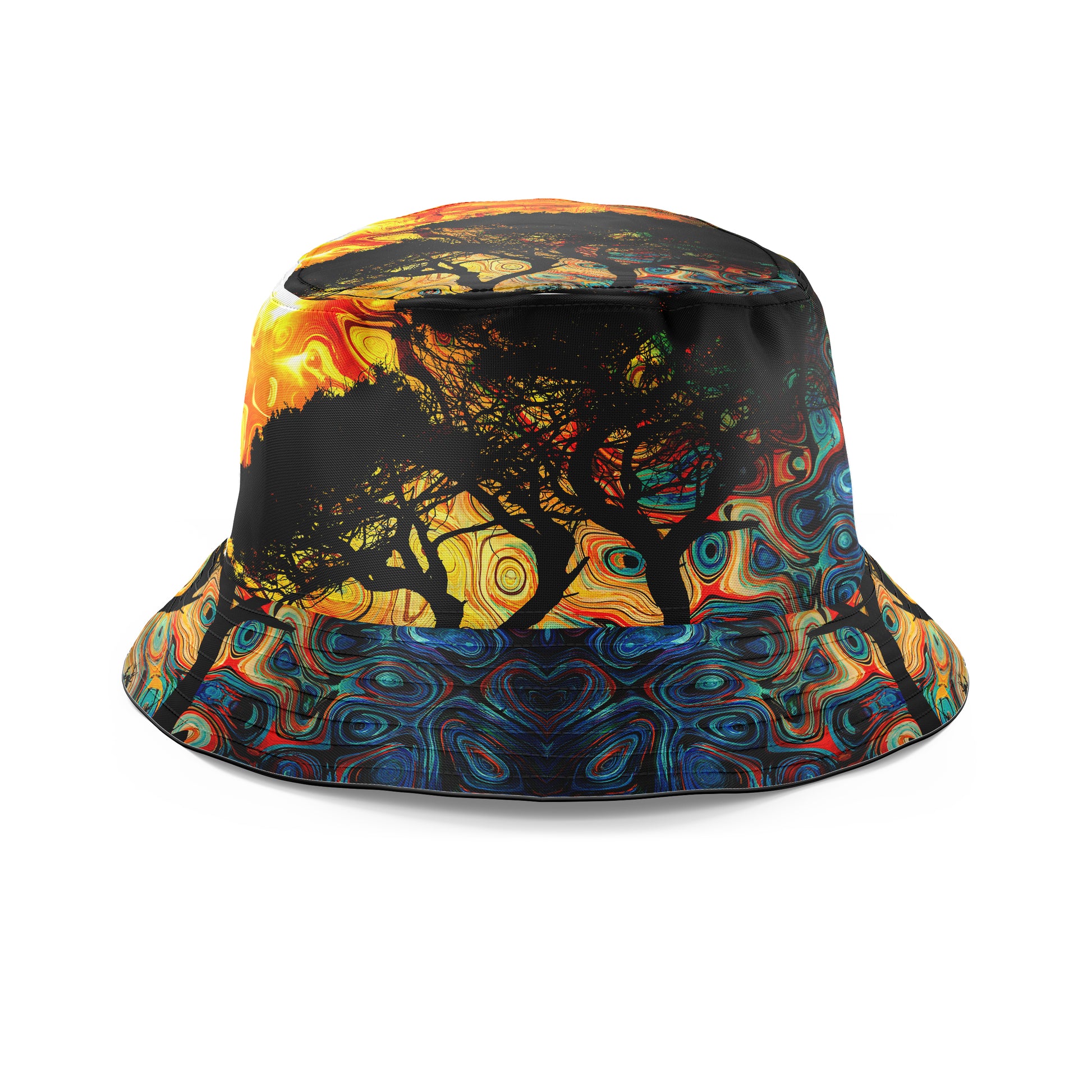 African Sun Bucket Hat, Lucid Eye Studios, | iEDM