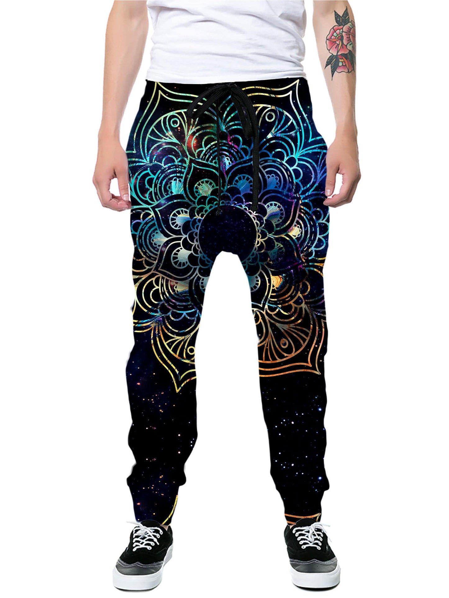 Galaxy Mandala T-Shirt and Joggers Combo, MCAshe Spiritual Art, | iEDM