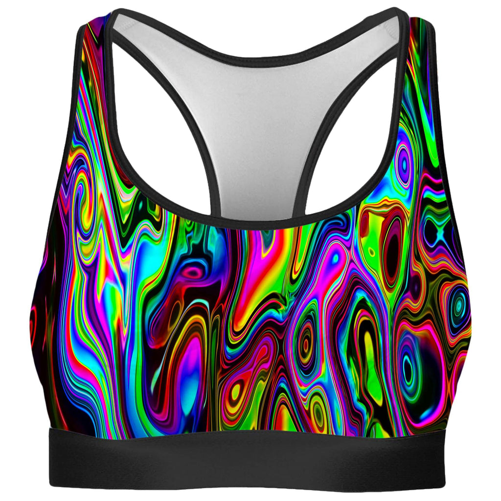 Acid Drop Rave Bra and Leggings Combo, Psychedelic Pourhouse, | iEDM