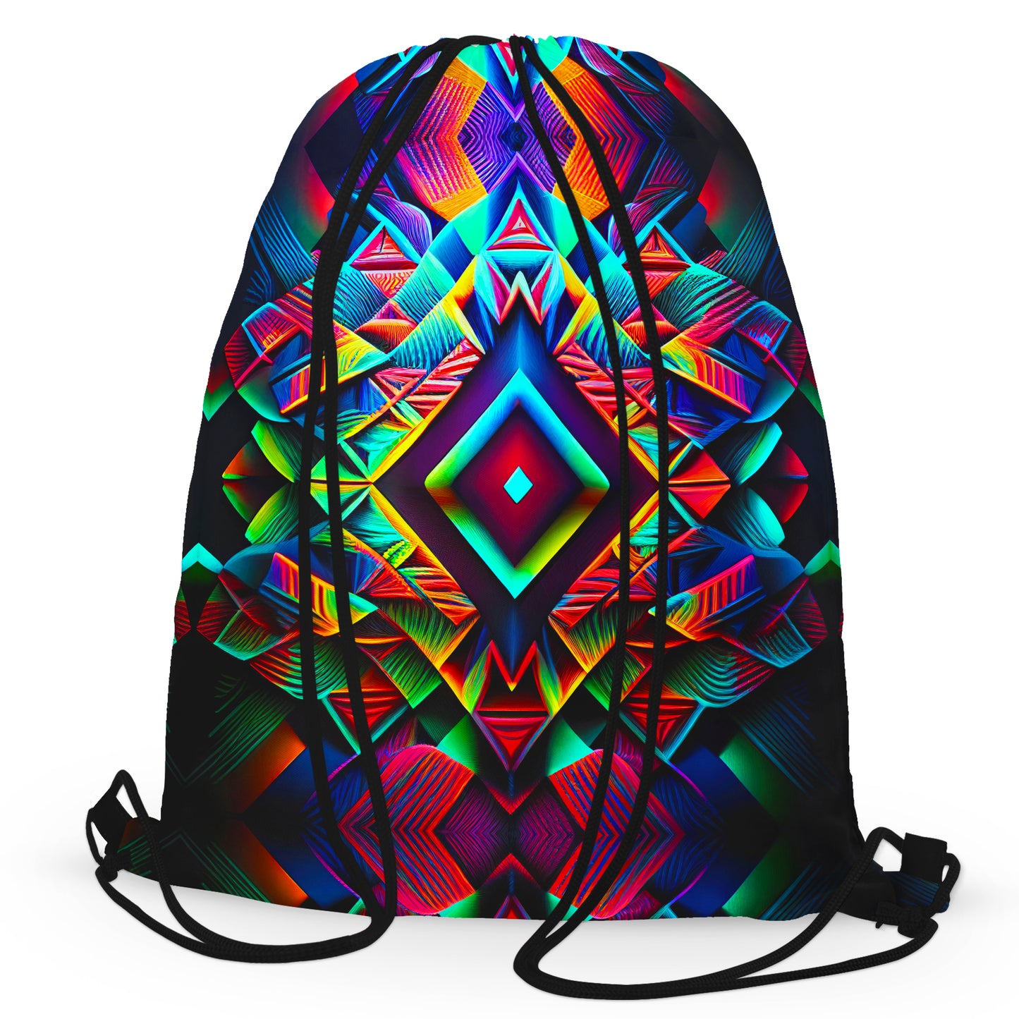 Psychedelic Tribal Drawstring Bag, iEDM, | iEDM