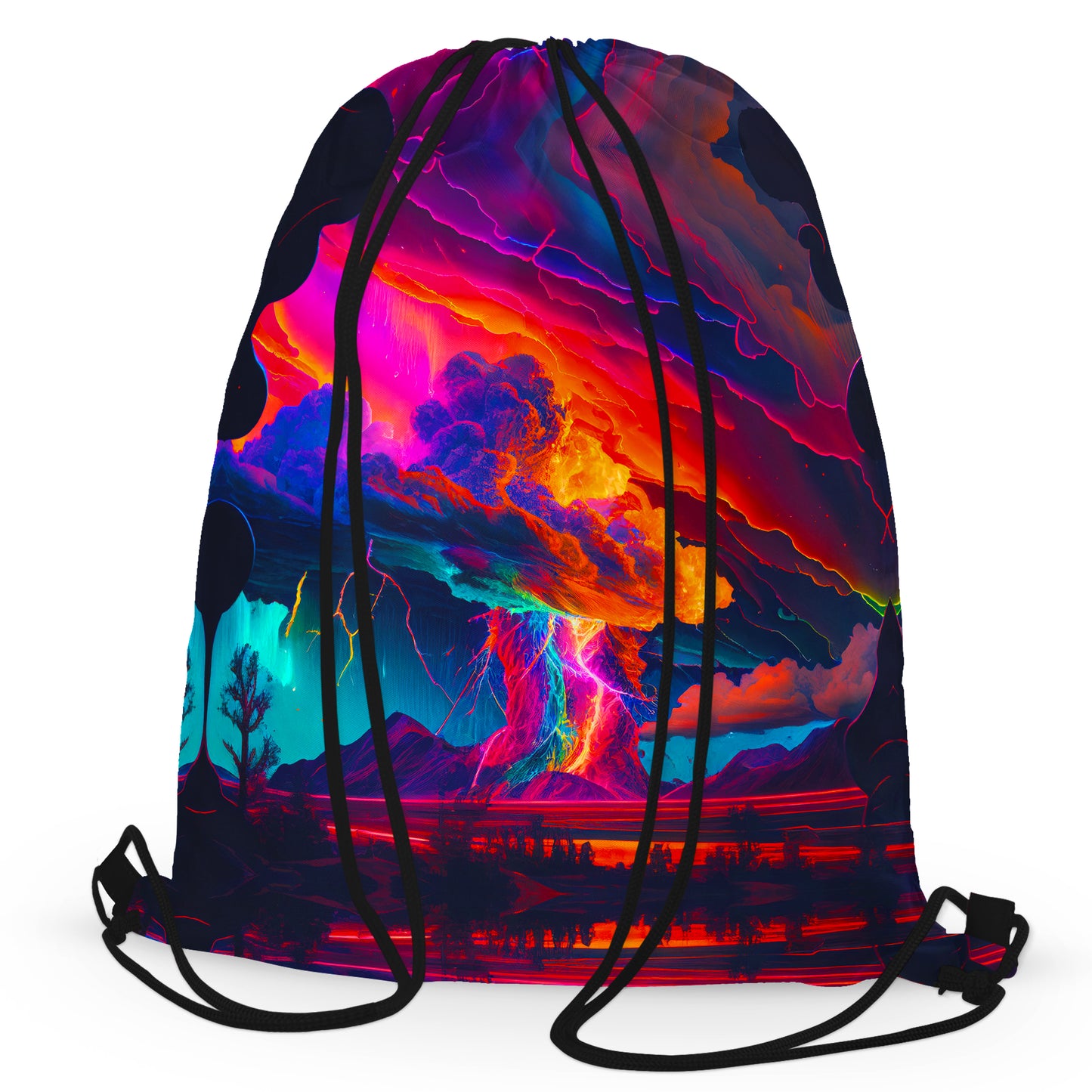 Rainbow Storm Drawstring Bag, iEDM, | iEDM