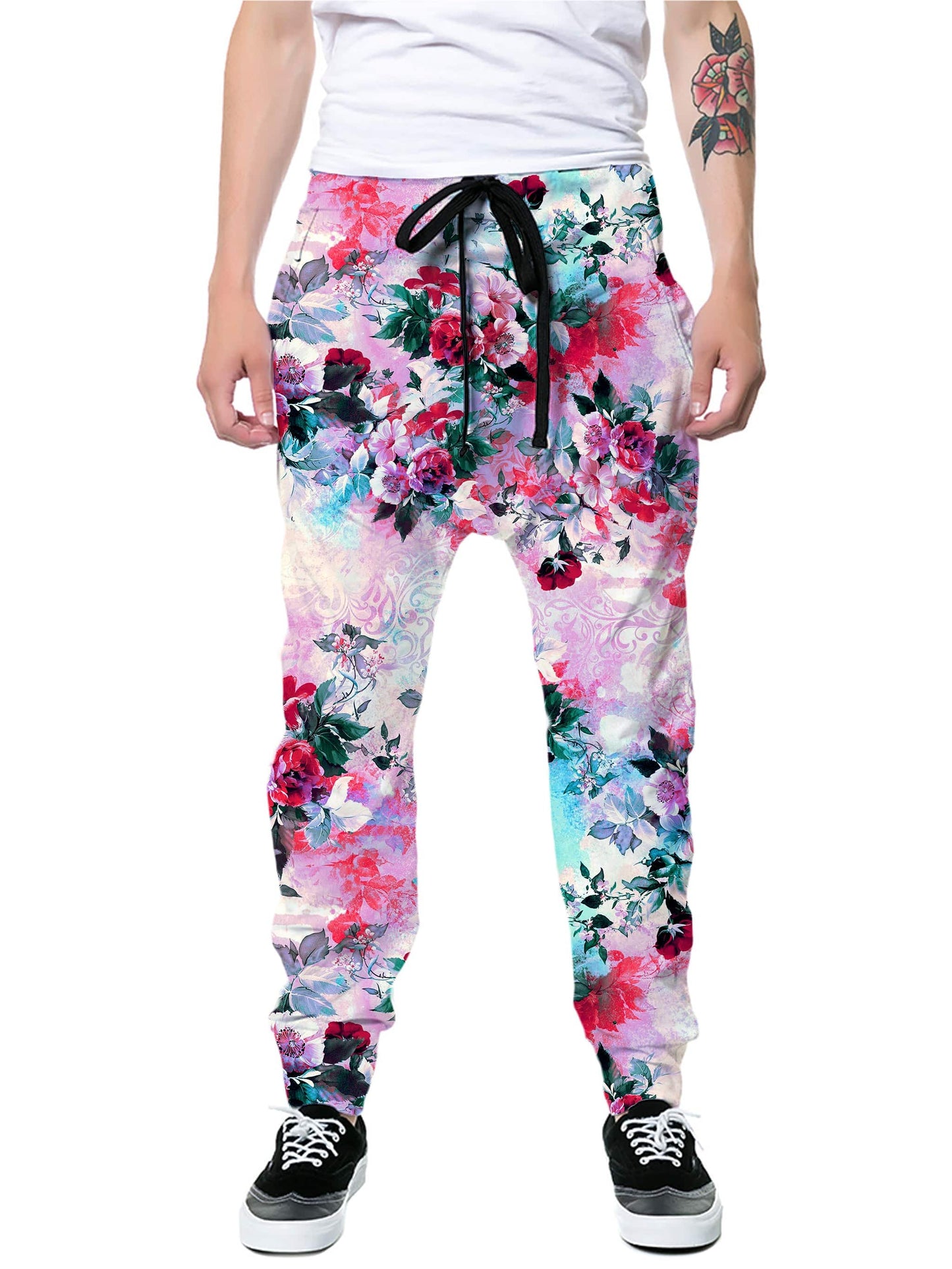 Pink Floral T-Shirt and Joggers Combo, Riza Peker, | iEDM