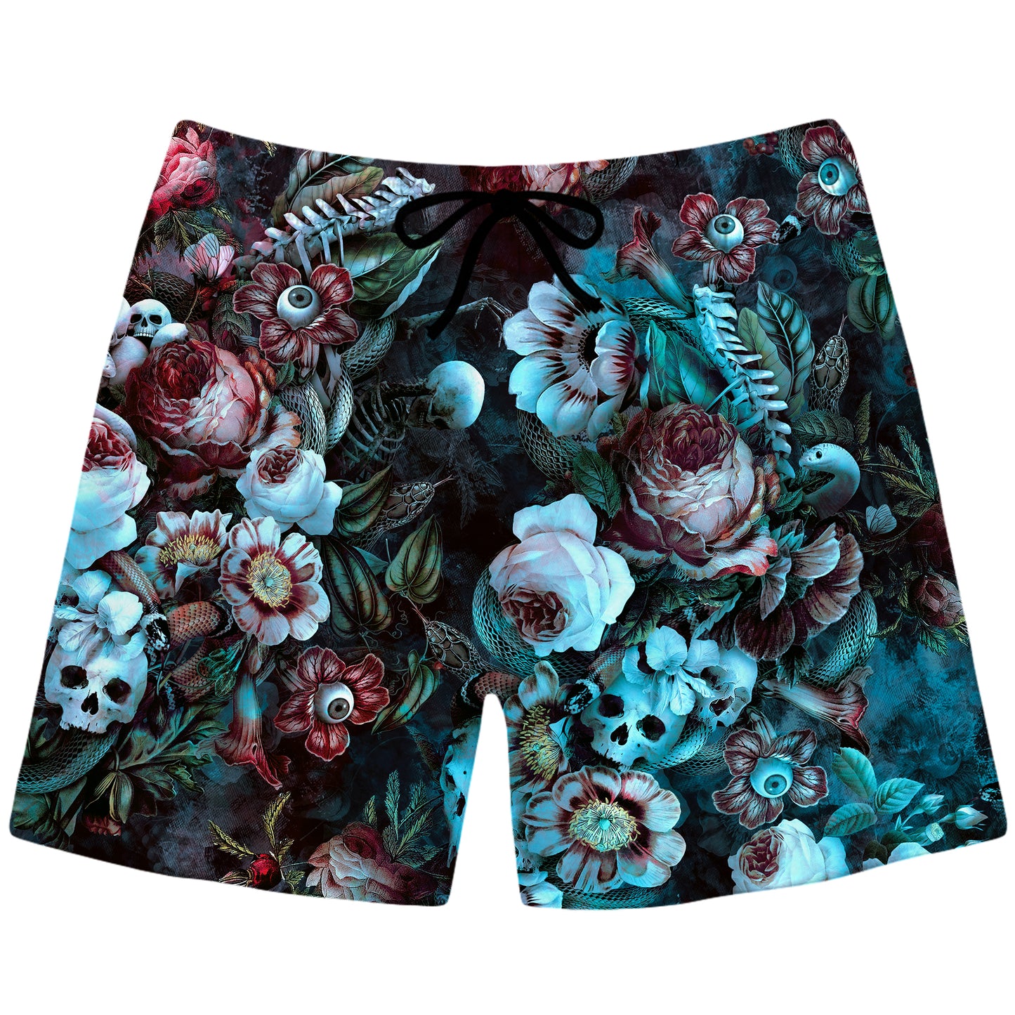 Eyes Of Darkness Swim Trunks, Riza Peker, | iEDM