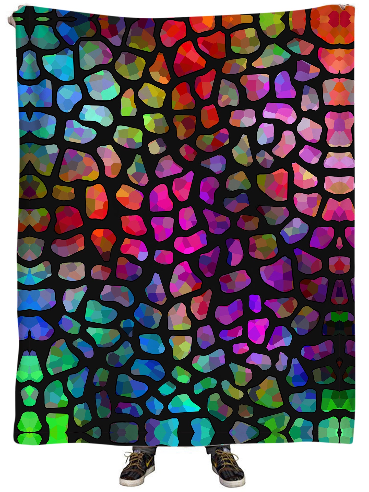 Jewel Giraffe Spots Plush Blanket, Sartoris Art, | iEDM