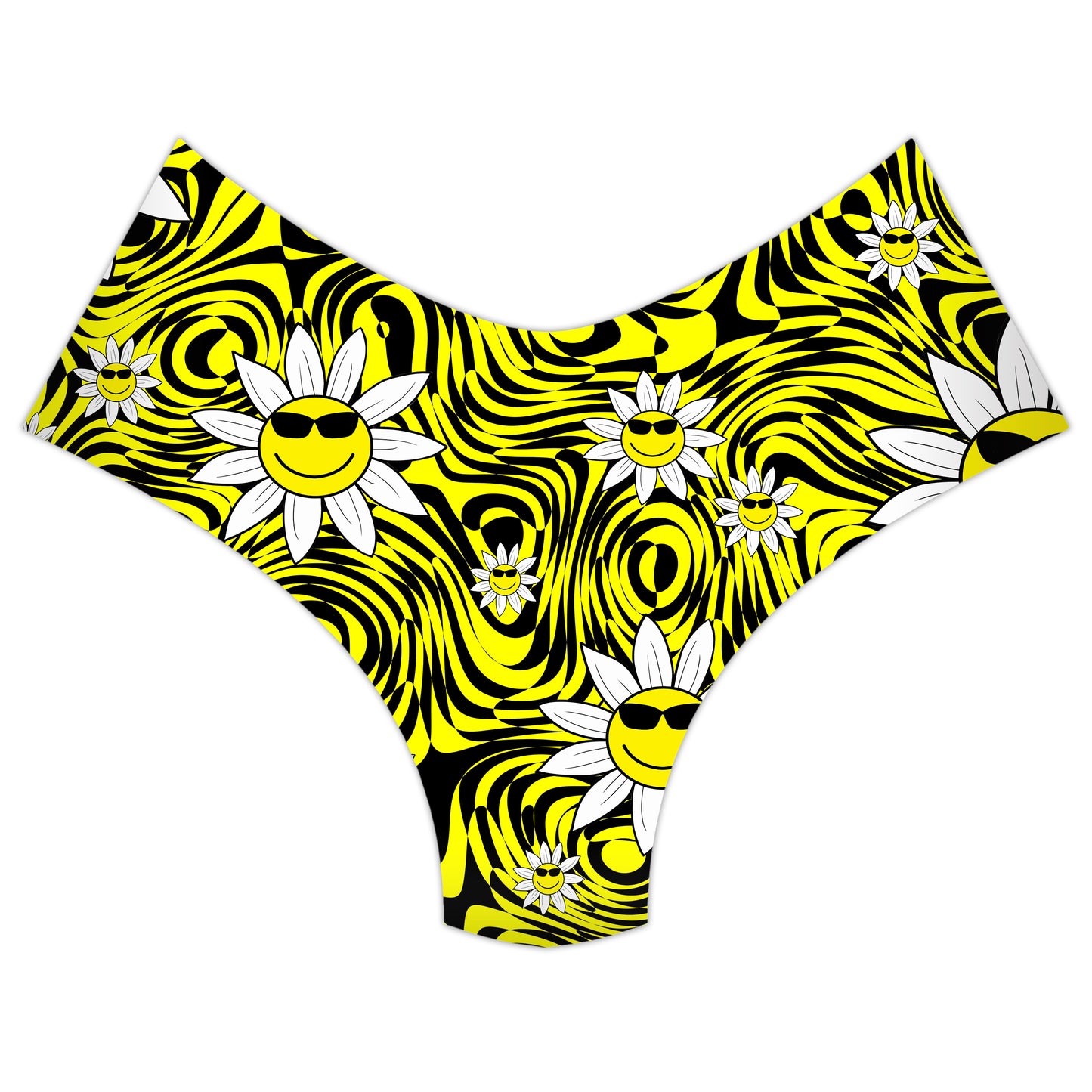 Smiling Daisies Booty Shorts, Sartoris Art, | iEDM