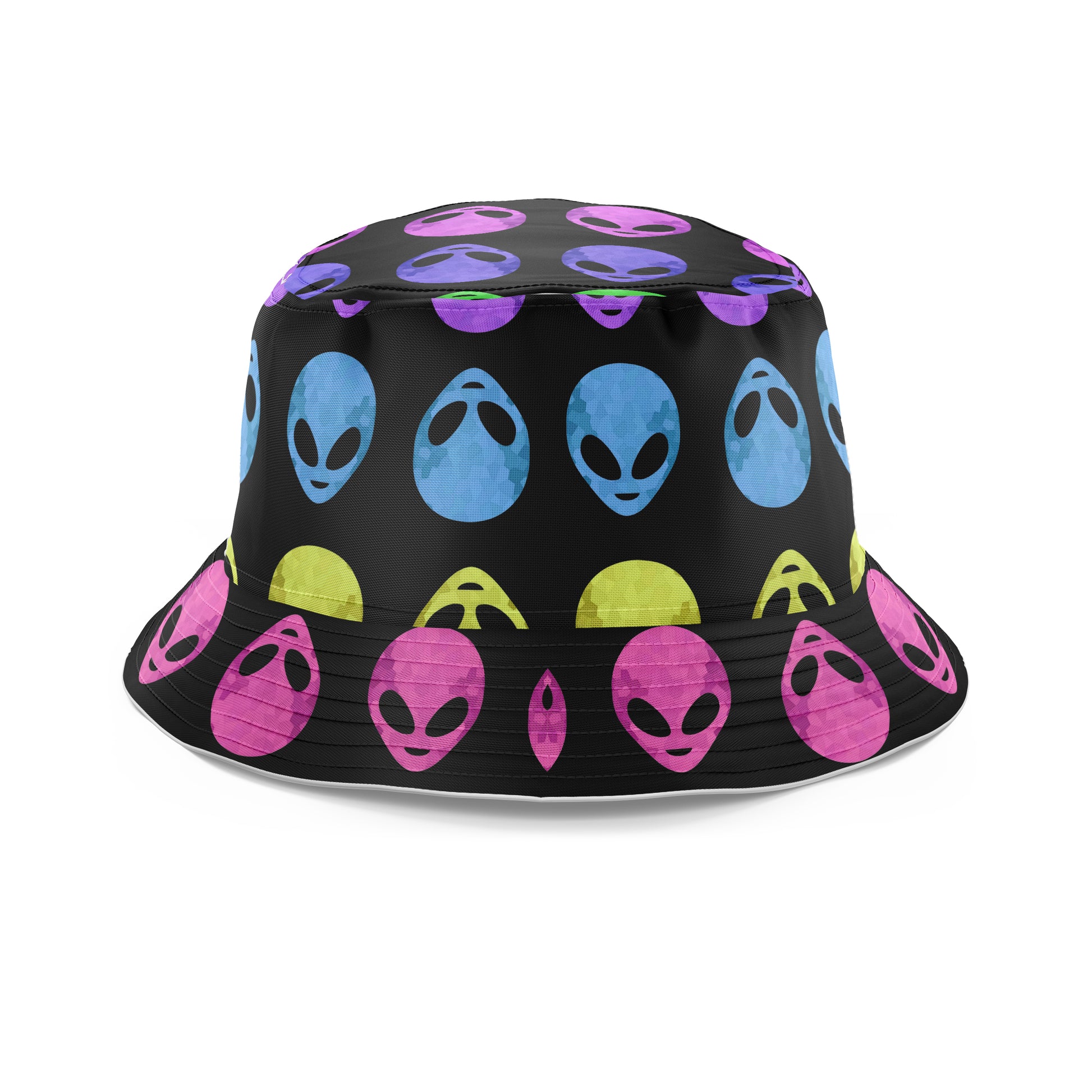 Alien Pattern Bucket Hat, Sartoris Art, | iEDM