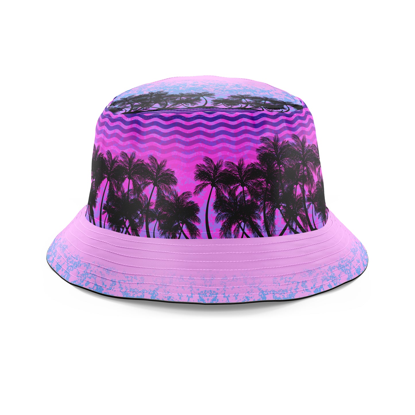 Paradise Palm Trees Bucket Hat, Sartoris Art, | iEDM