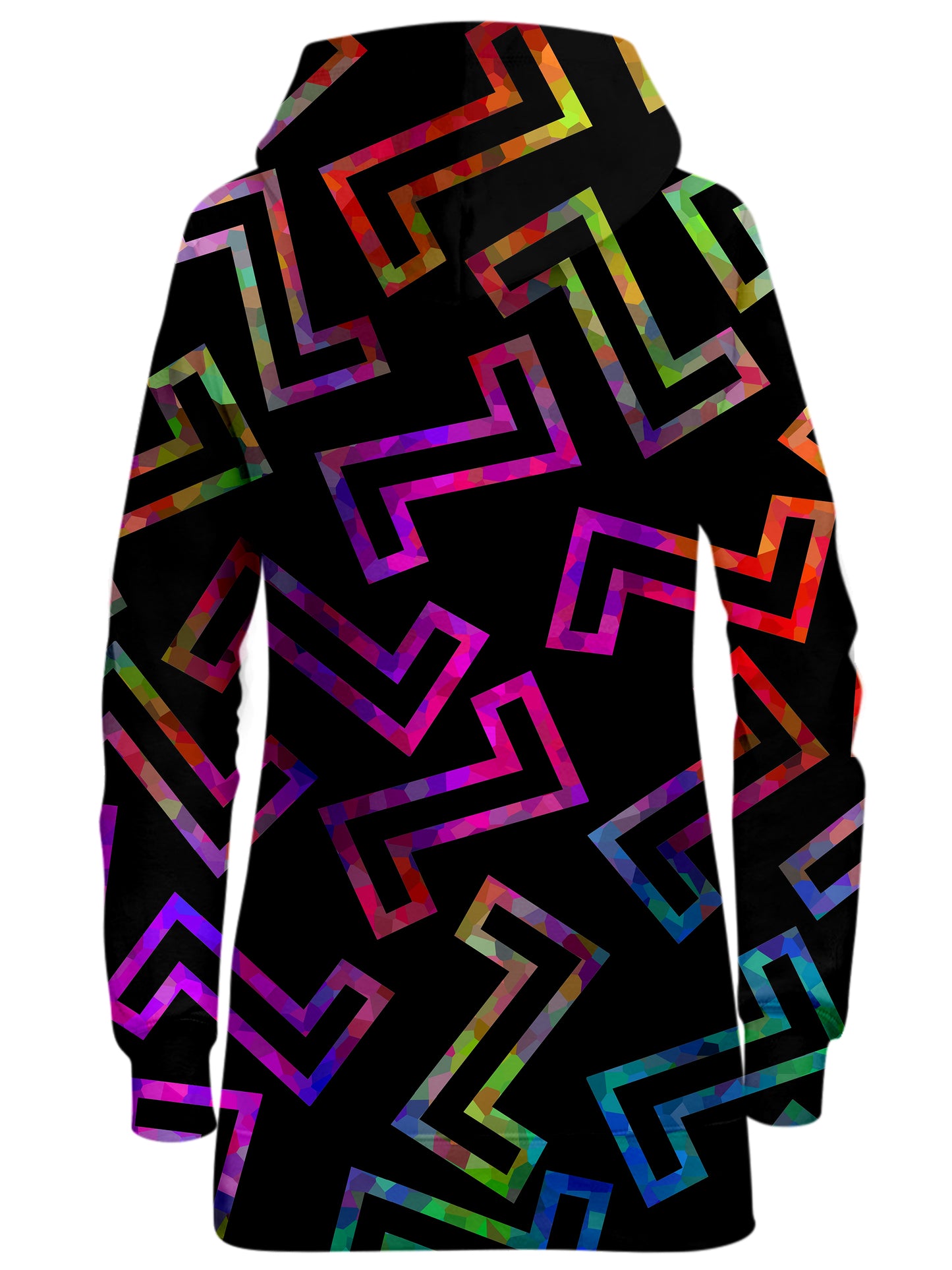 Sparkle Geometric Hoodie Dress, Sartoris Art, | iEDM