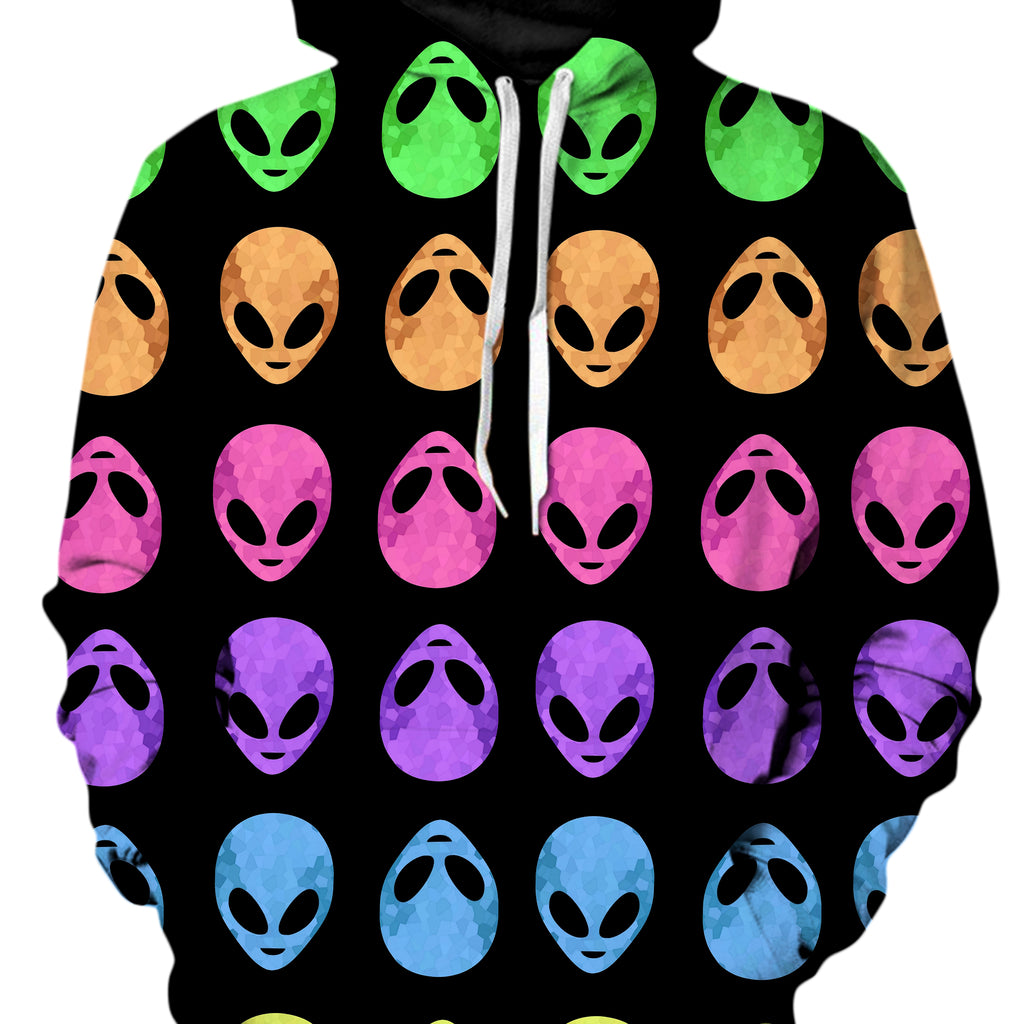 Alien Pattern Unisex Hoodie, Sartoris Art, | iEDM
