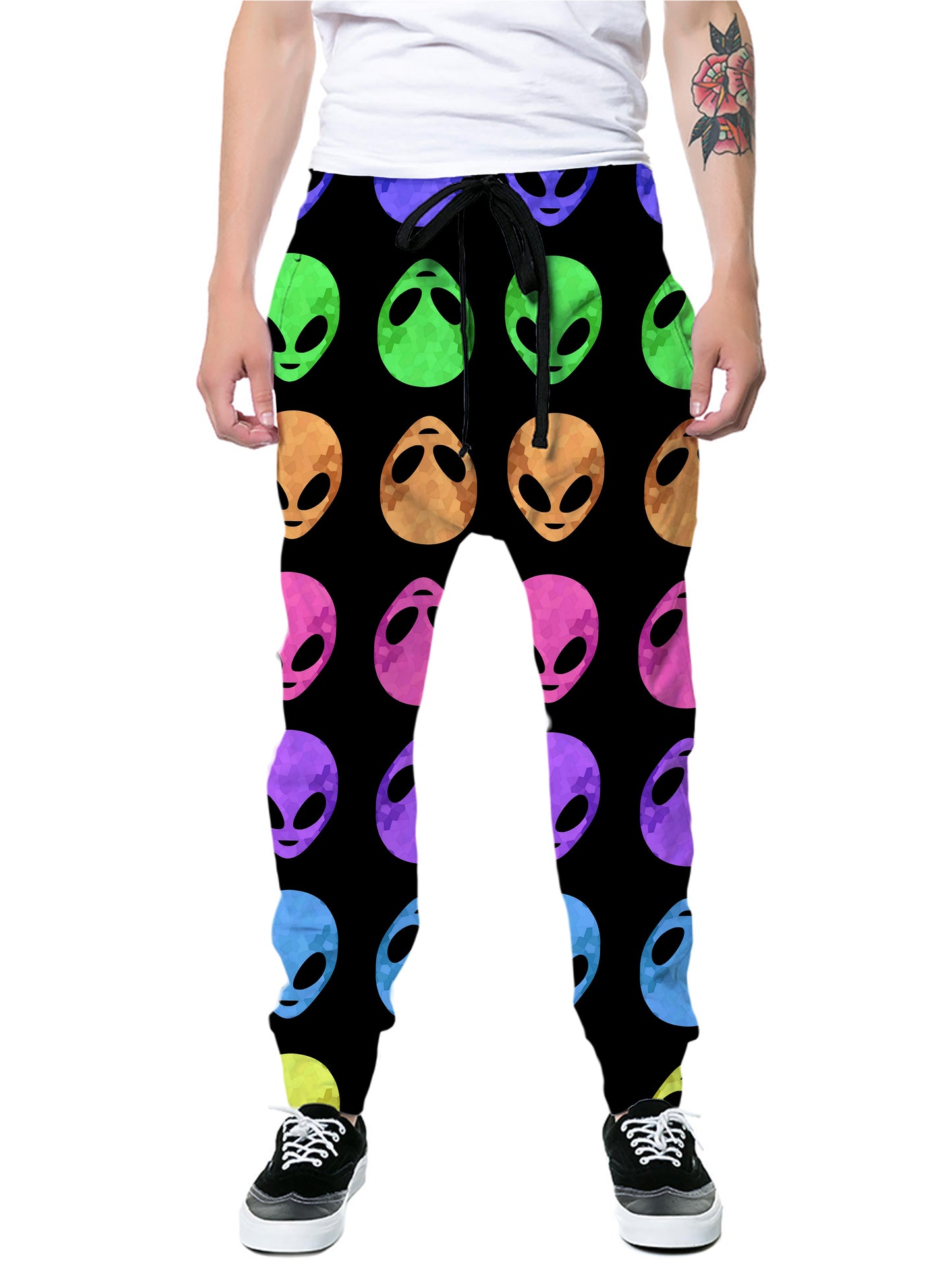 Alien Pattern Hoodie and Joggers Combo, Sartoris Art, | iEDM