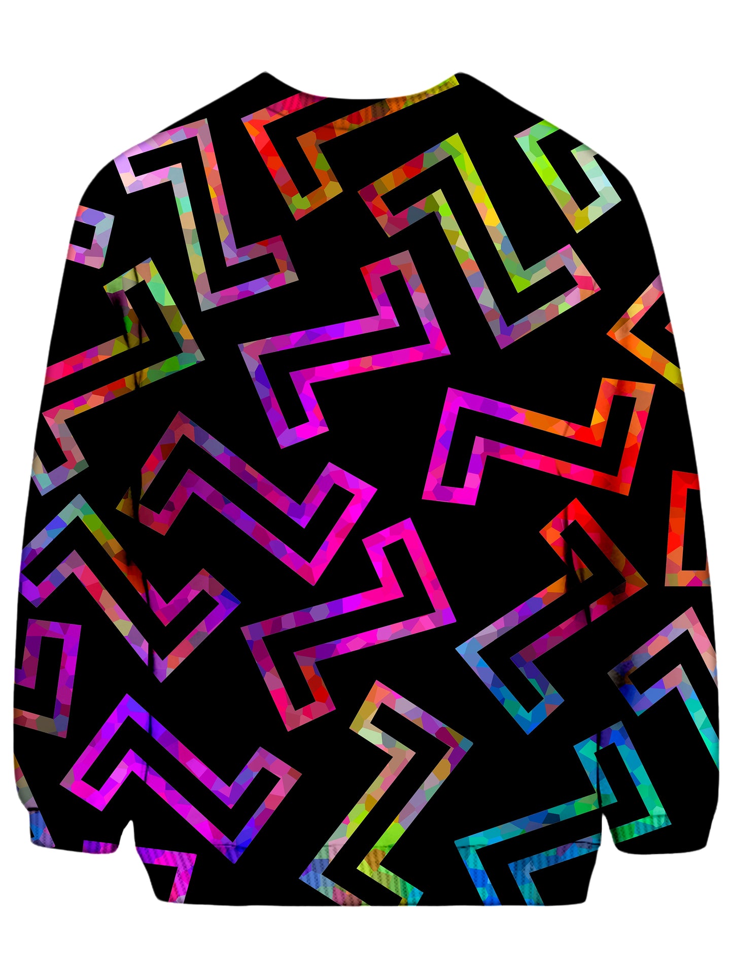 Sparkle Geometric Sweatshirt, Sartoris Art, | iEDM