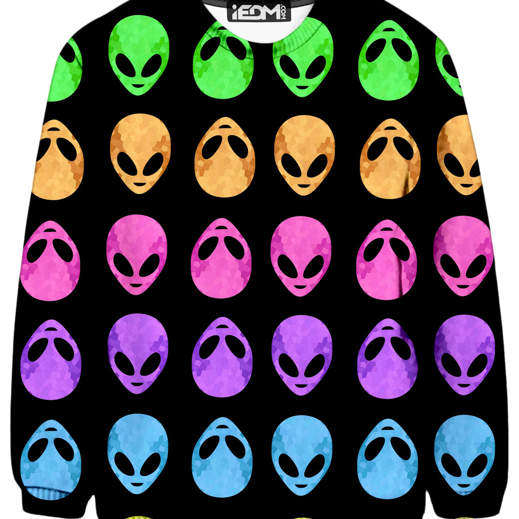 Alien Pattern Sweatshirt, Sartoris Art, | iEDM