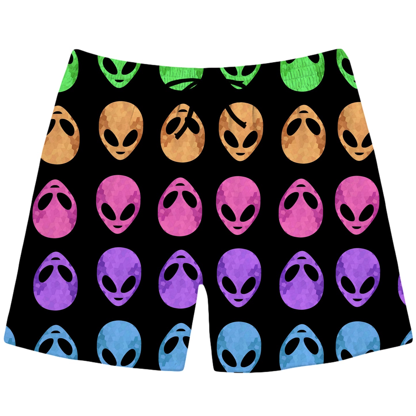 Alien Pattern Swim Trunks, Sartoris Art, | iEDM