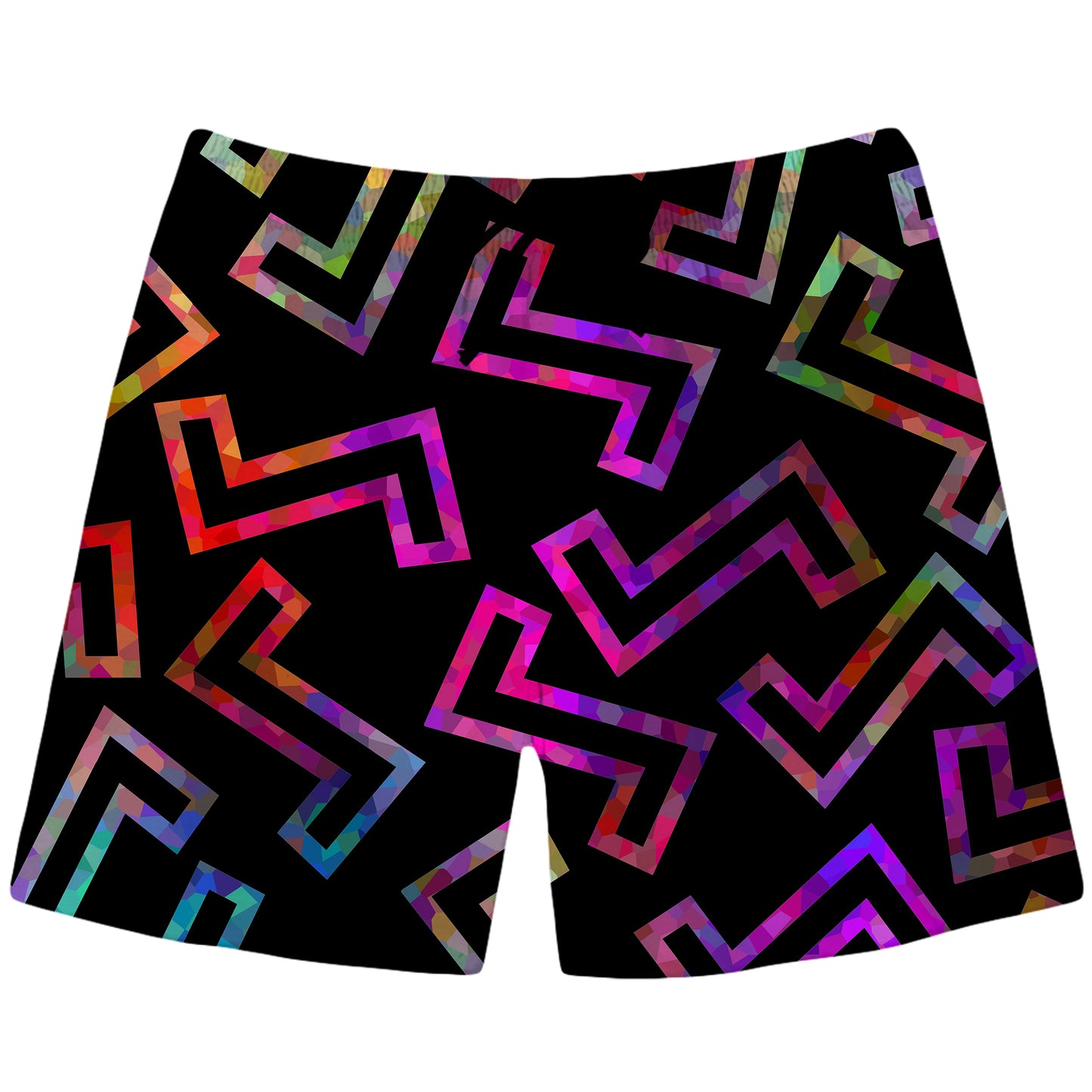 Sparkle Geometric Swim Trunks, Sartoris Art, | iEDM