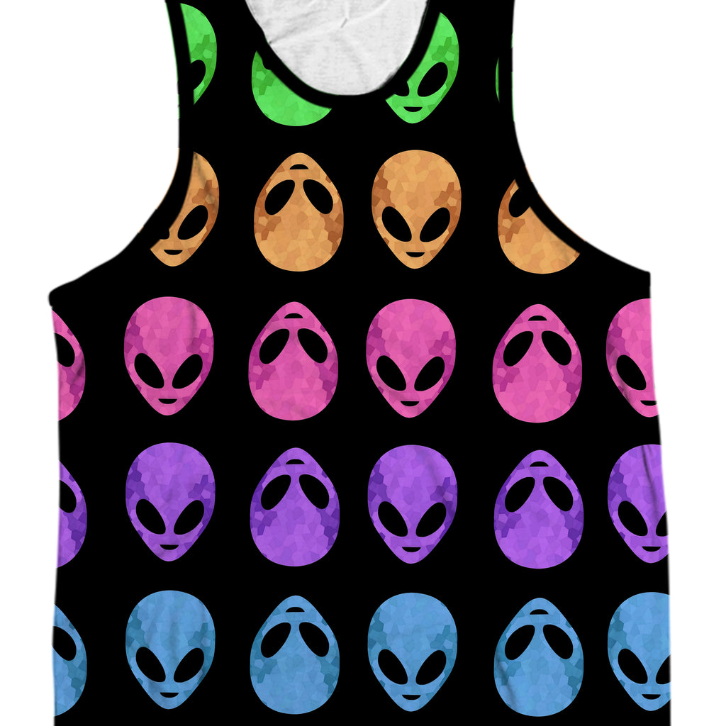 Alien Pattern Men's Tank and Shorts Combo, Sartoris Art, | iEDM
