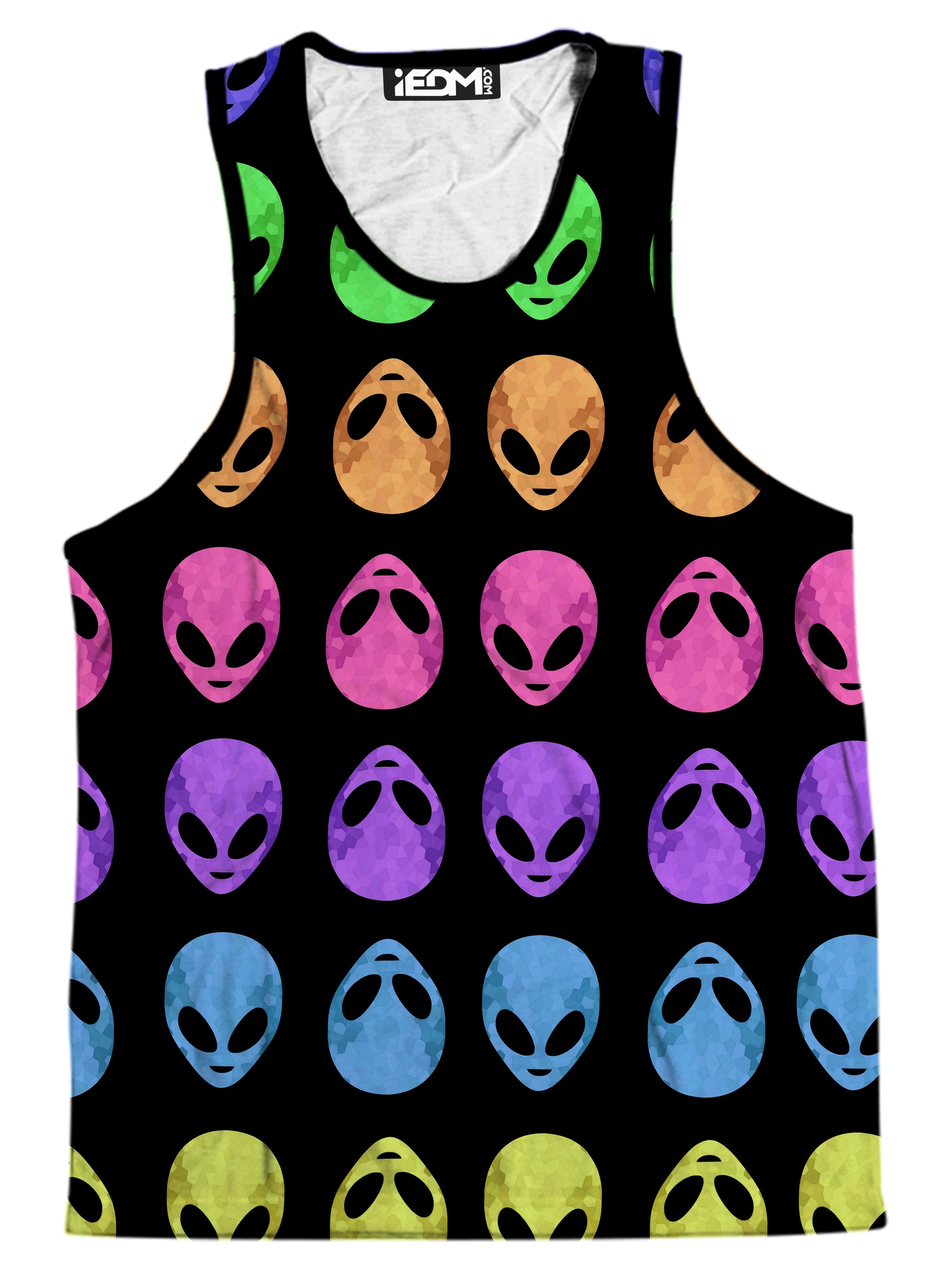 Alien Pattern Men's Tank and Shorts Combo, Sartoris Art, | iEDM