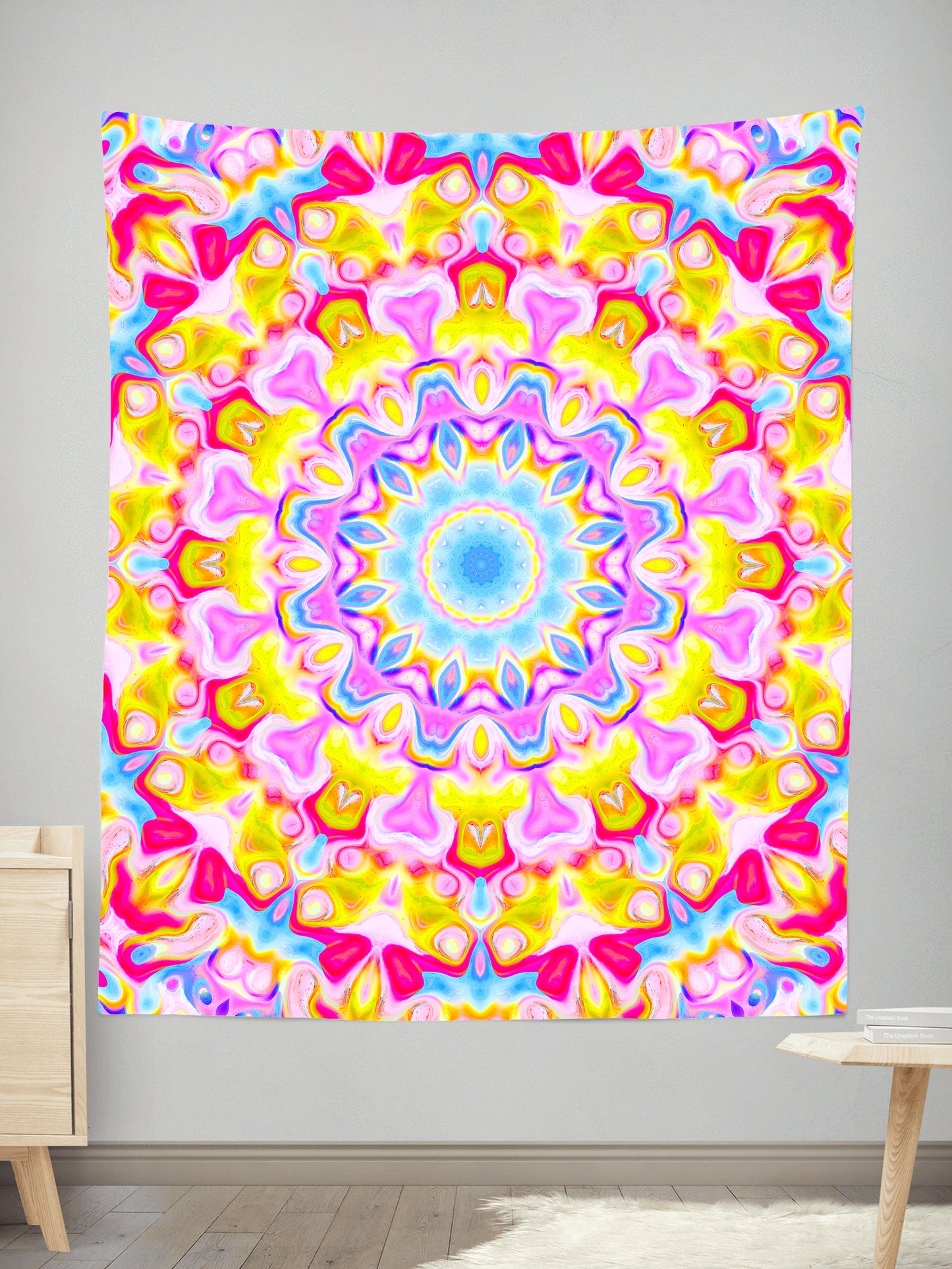 Cotton Candy Pink Tapestry, Sartoris Art, | iEDM