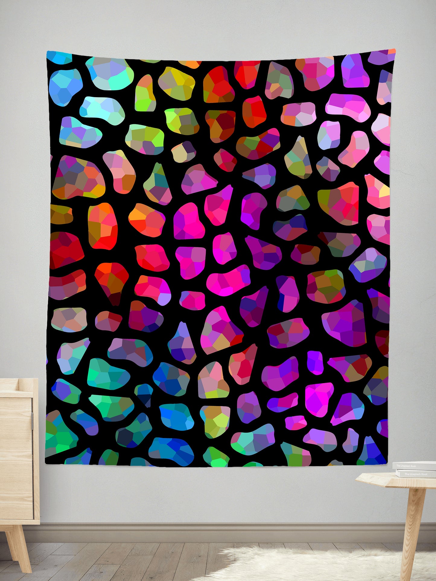 Jewel Giraffe Spots Tapestry, Sartoris Art, | iEDM