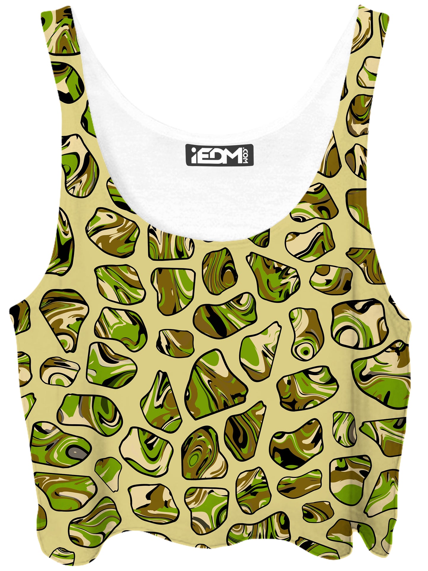 Camo Sports Crop Top, Sartoris Art, | iEDM