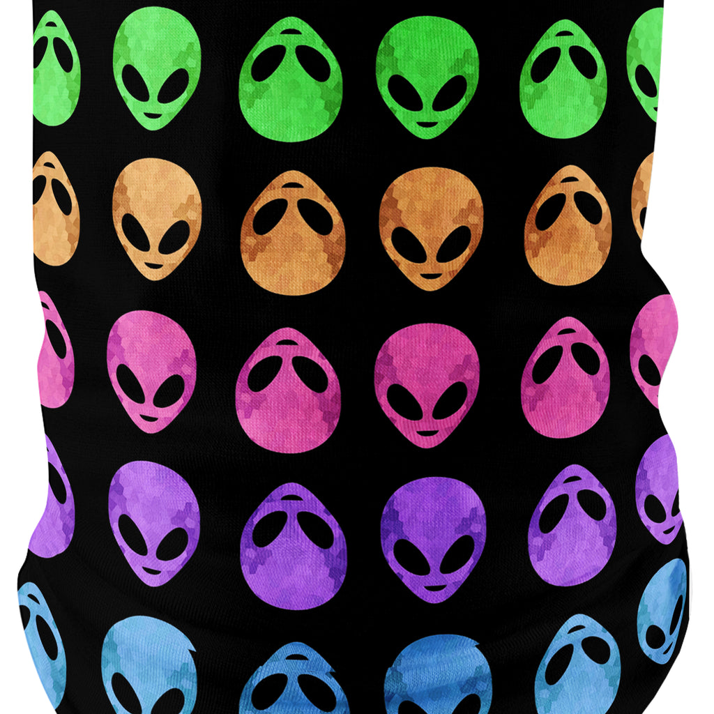 Alien Pattern Bandana Mask, Sartoris Art, | iEDM