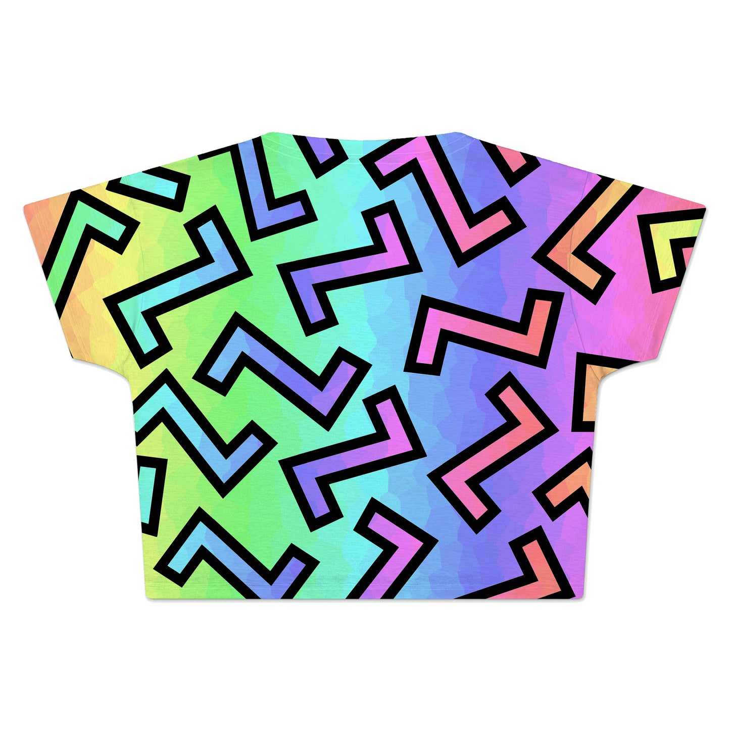 80s Rainbow Crop Tee, Sartoris Art, | iEDM