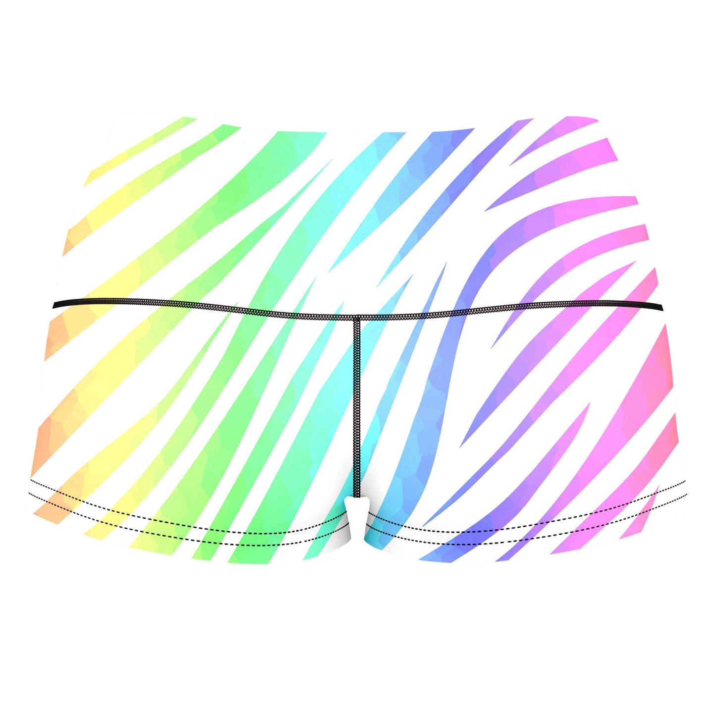 Animal Print High-Waisted Women's Shorts, Sartoris Art, | iEDM