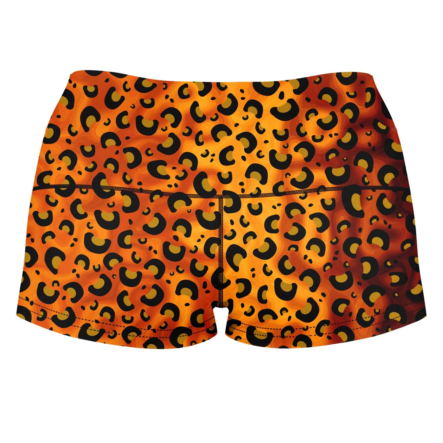 Cheetah Print High-Waisted Women's Shorts, Sartoris Art, | iEDM