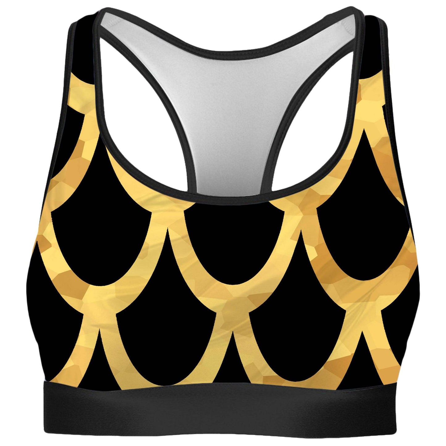 Mermaid Scales Gold Rave Bra, Sartoris Art, | iEDM