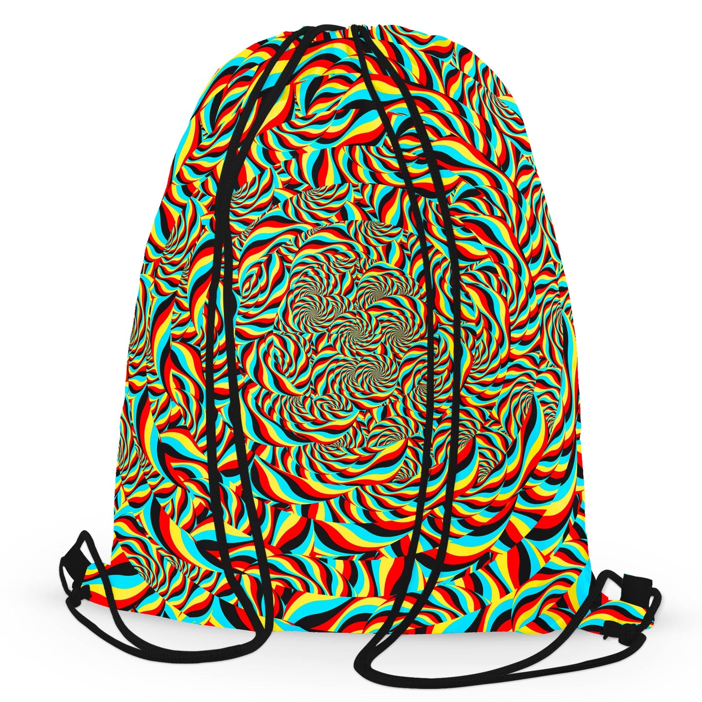 Trippy Swirl Drawstring Bag, Art Design Works, | iEDM