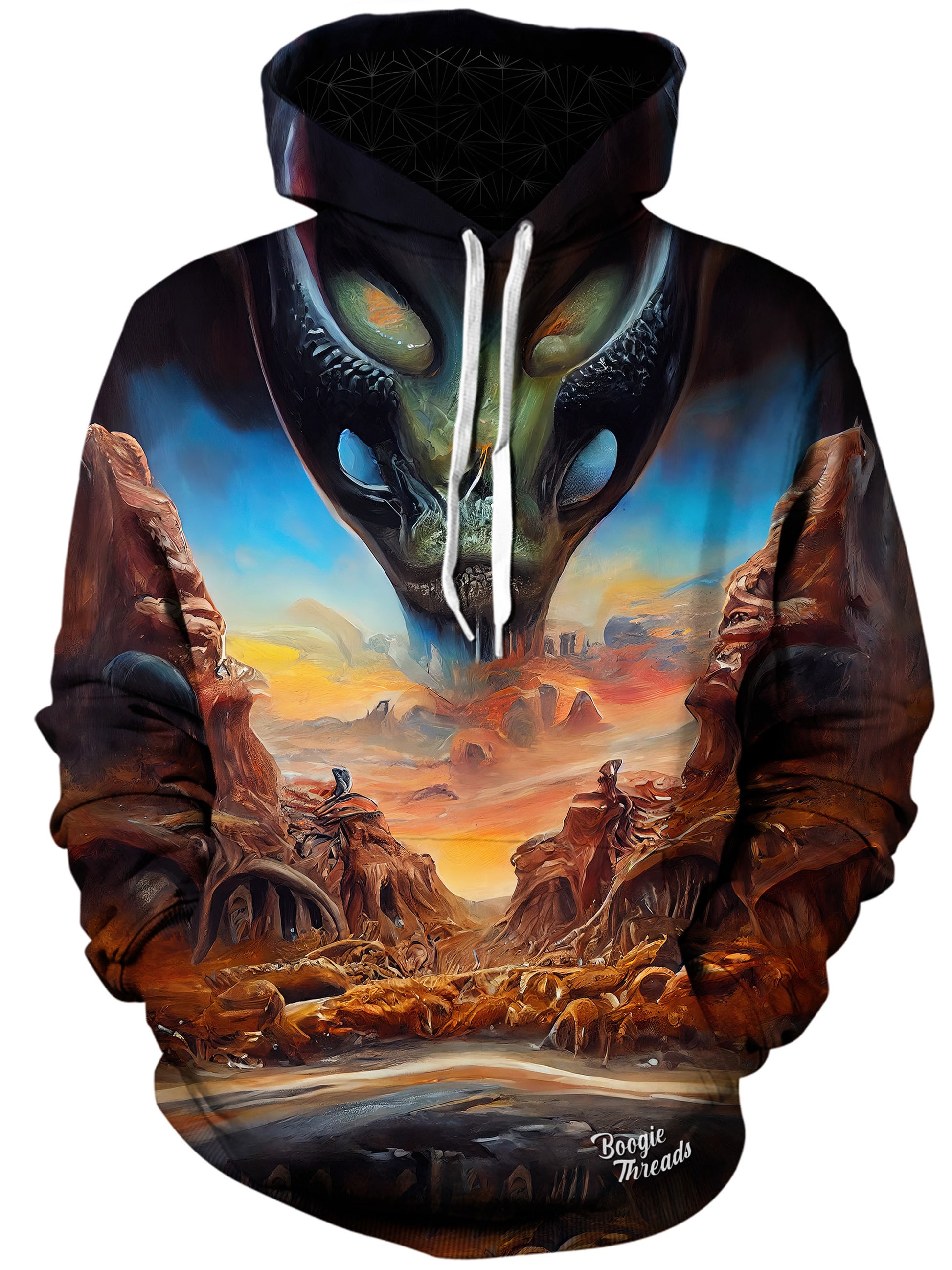 Abstract Dictator Unisex Hoodie, Gratefully Dyed, | iEDM
