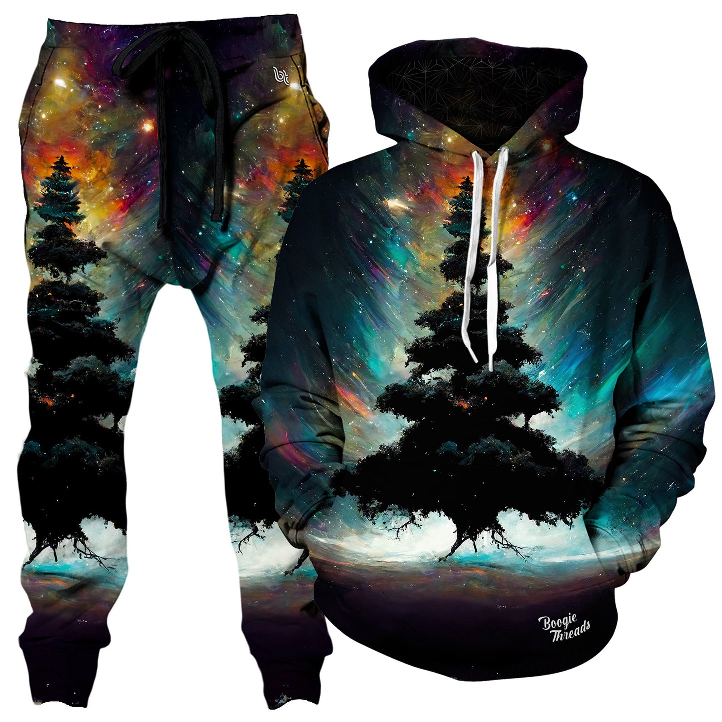 Abstract Duty Hoodie and Joggers Combo, Gratefully Dyed, | iEDM