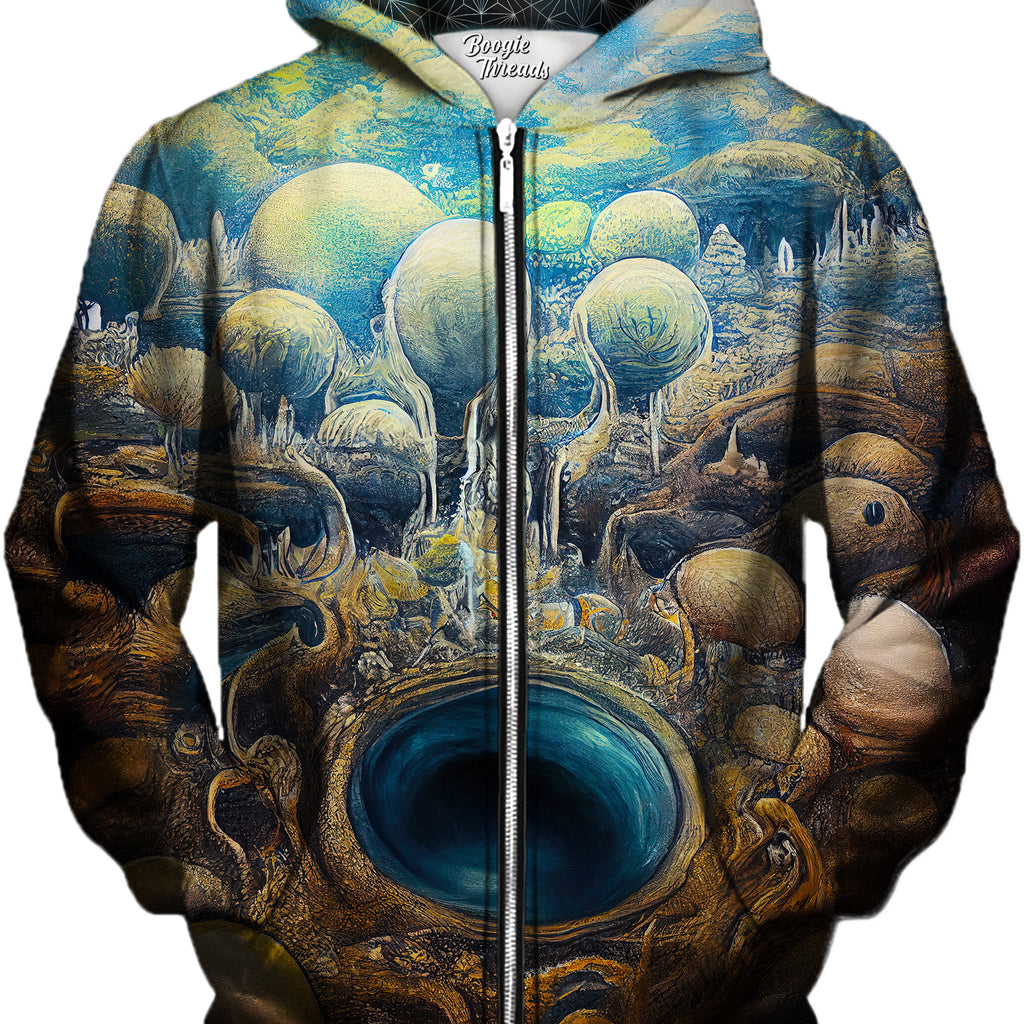 Accidents Of Deceit Unisex Zip-Up Hoodie, Gratefully Dyed, | iEDM