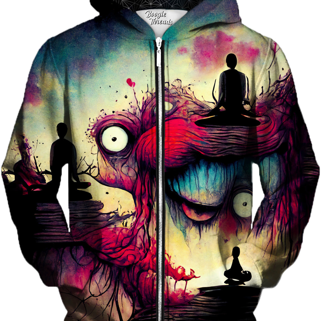 Aftermath Unisex Zip-Up Hoodie, Gratefully Dyed, | iEDM