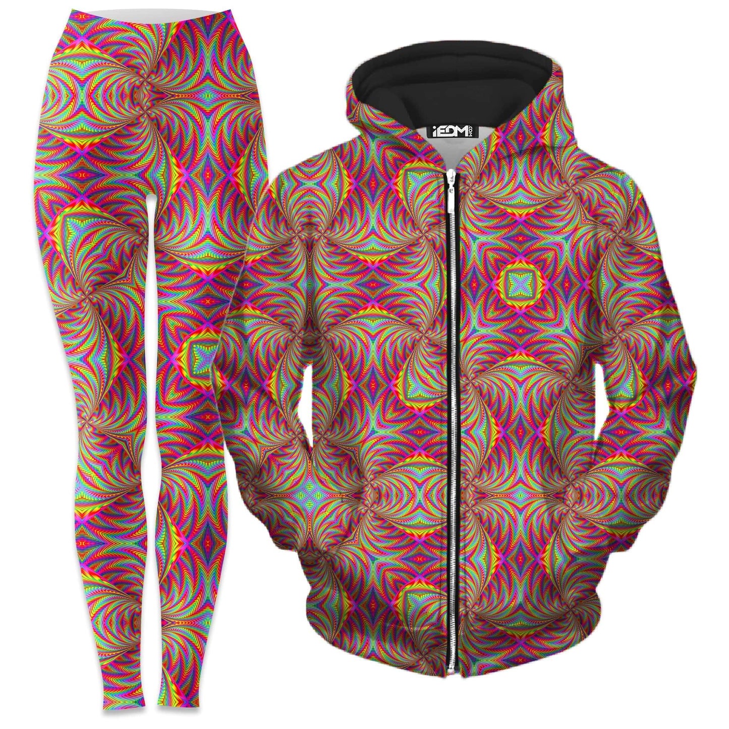 All The Faves Zip-Up Hoodie and Leggings Combo, Art Design Works, | iEDM